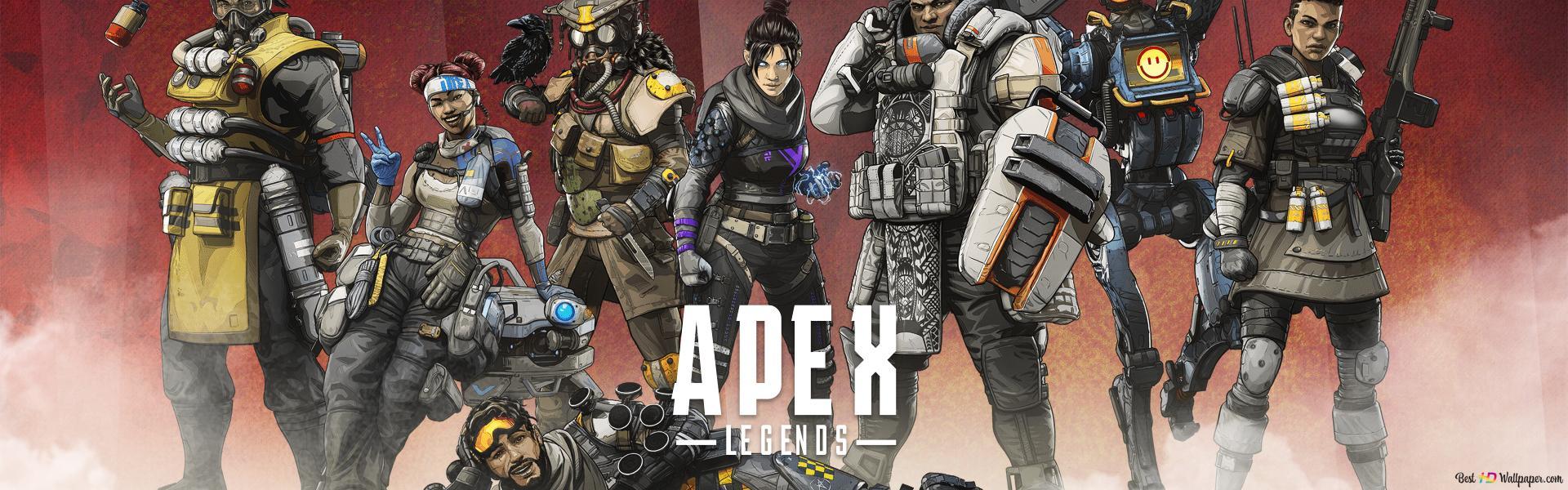 1920x600 Apex Legends All Character HD wallpaper download