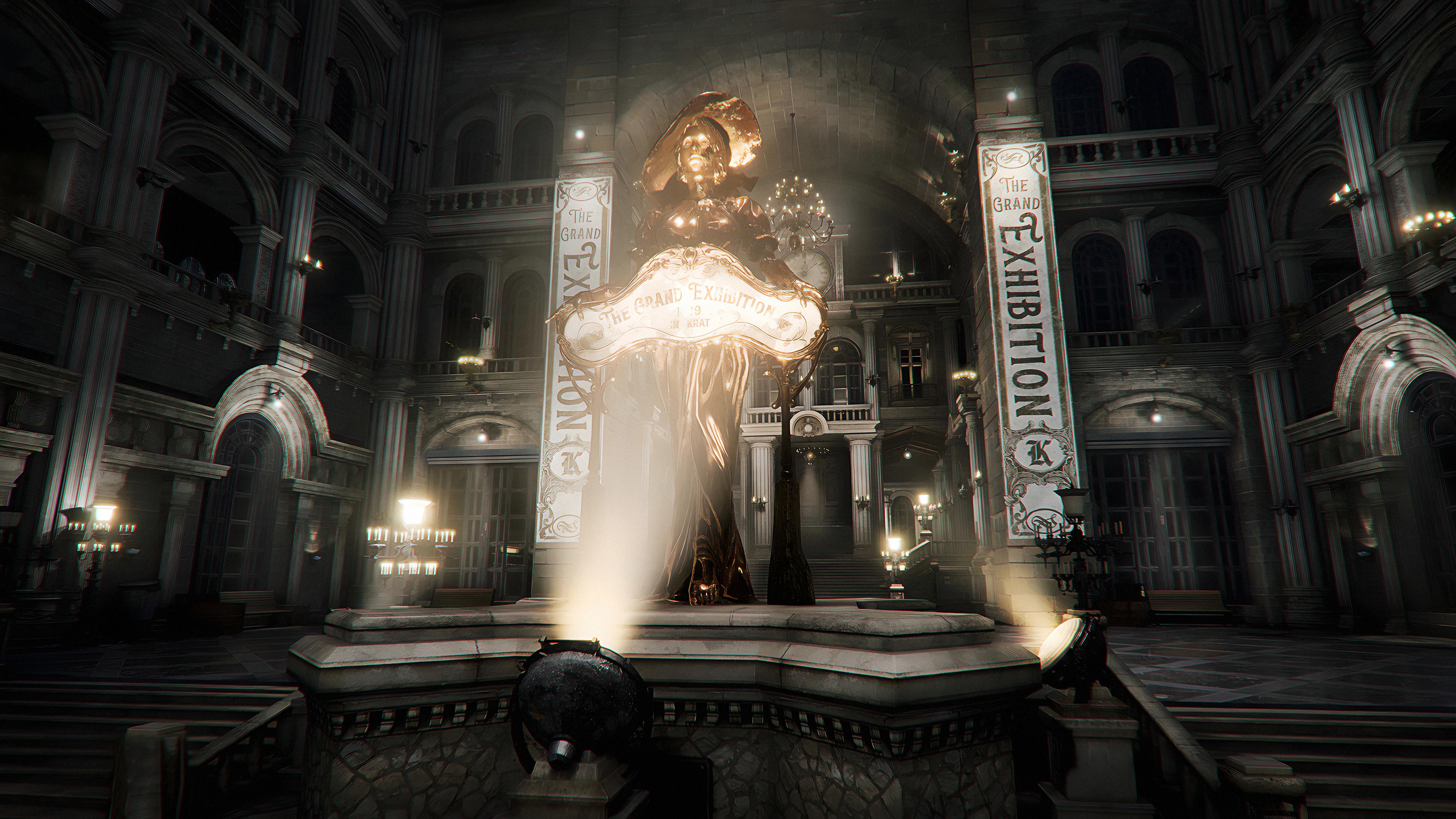 3840x2160 Lies Of P 4K Round 8 Studio Neowiz Games Building Statue Wallpaper:3840x2160