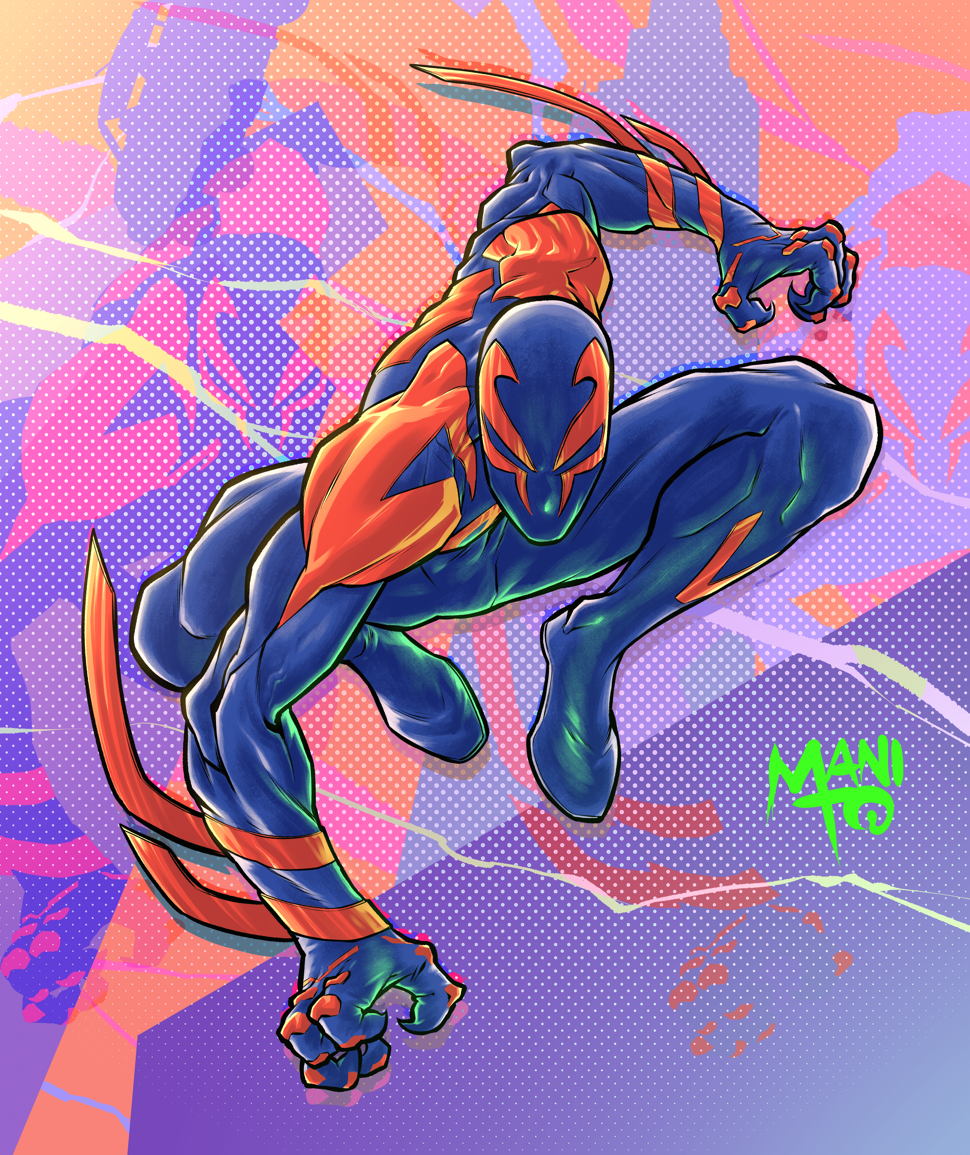 3300x3926 Hello everyone, here's a Miguel O'hara fan art i made recently, hope you like it