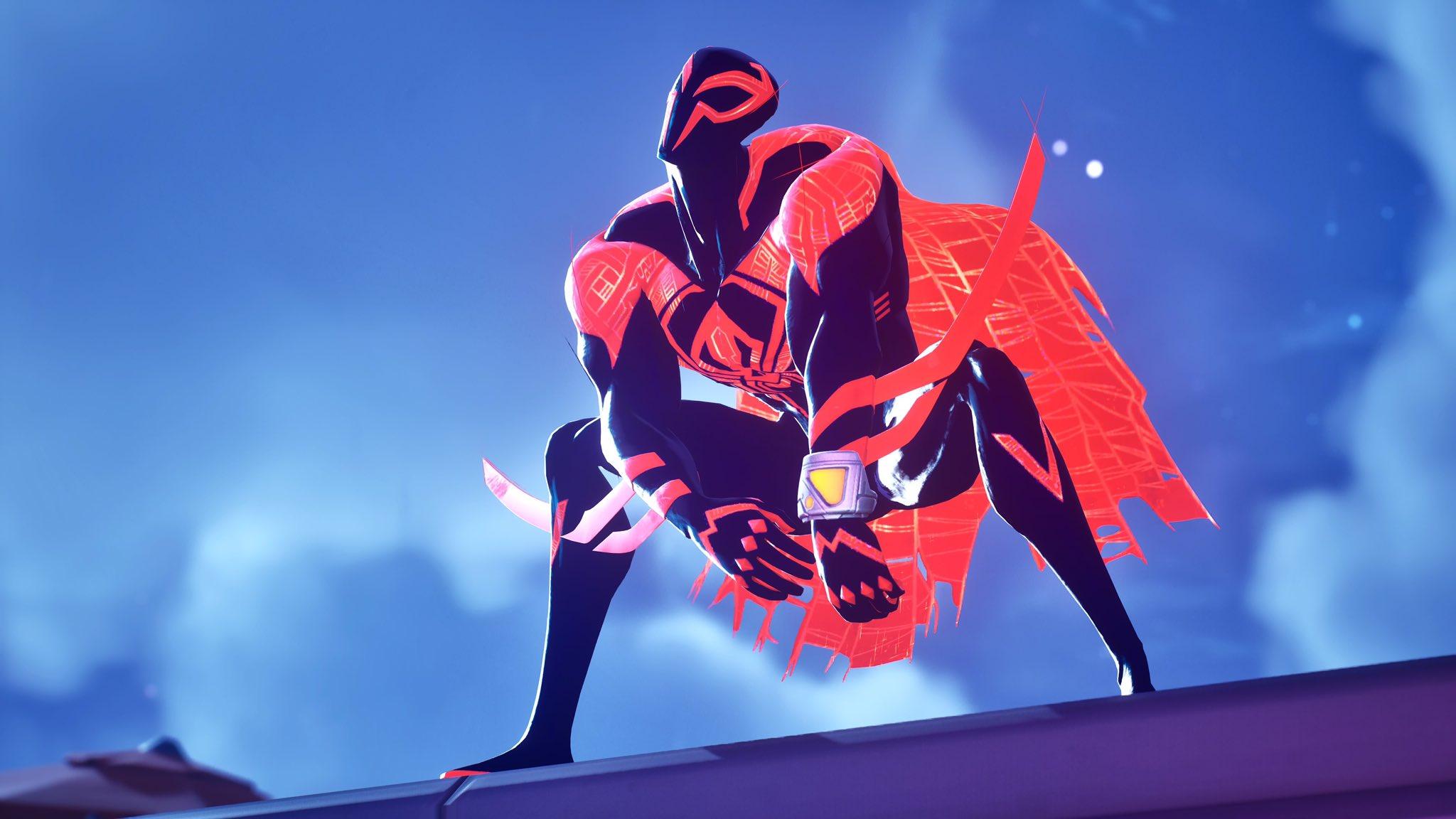 2048x1152 Nitro Spidey: Across The Spider Verse “You Can't Run Forever Kid!” Here's Some Shots Of Spider Man 2099 (Miguel O'Hara)! #SpiderMan #Spiderman2099 #MiguelOHara #SpiderVerse #AcrossTheSpiderVerse #SpiderManAcrossTheSpiderVerse #Fortnite