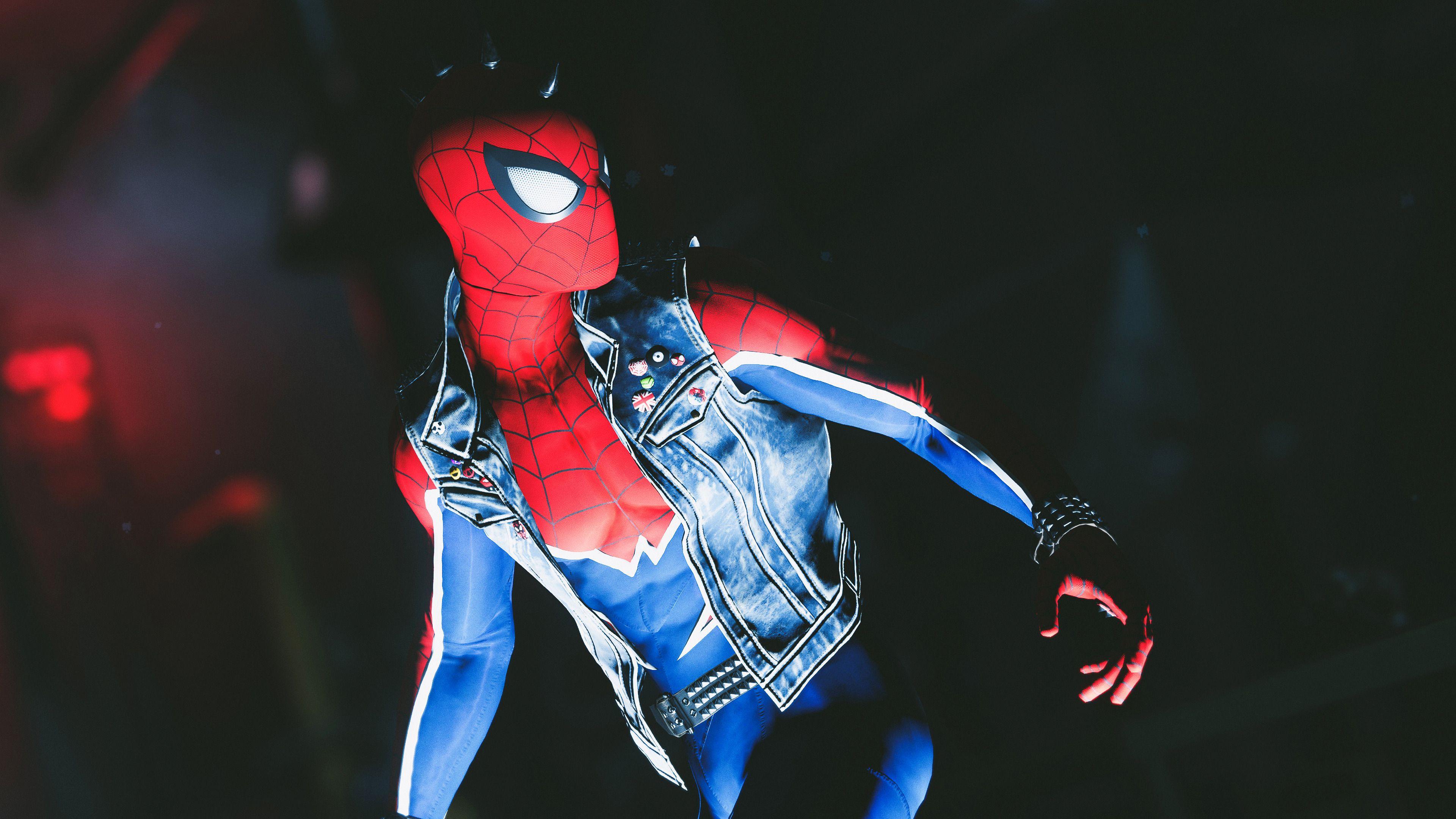 3840x2160 Spider Punk Wallpaper