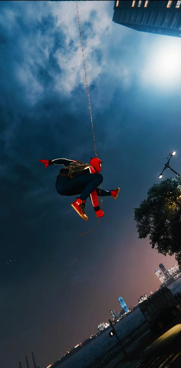 630x1280 Spider Punk wallpaper