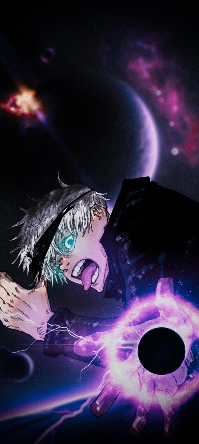 640x1423 Satoru Gojo Wallpaper made by me : r
