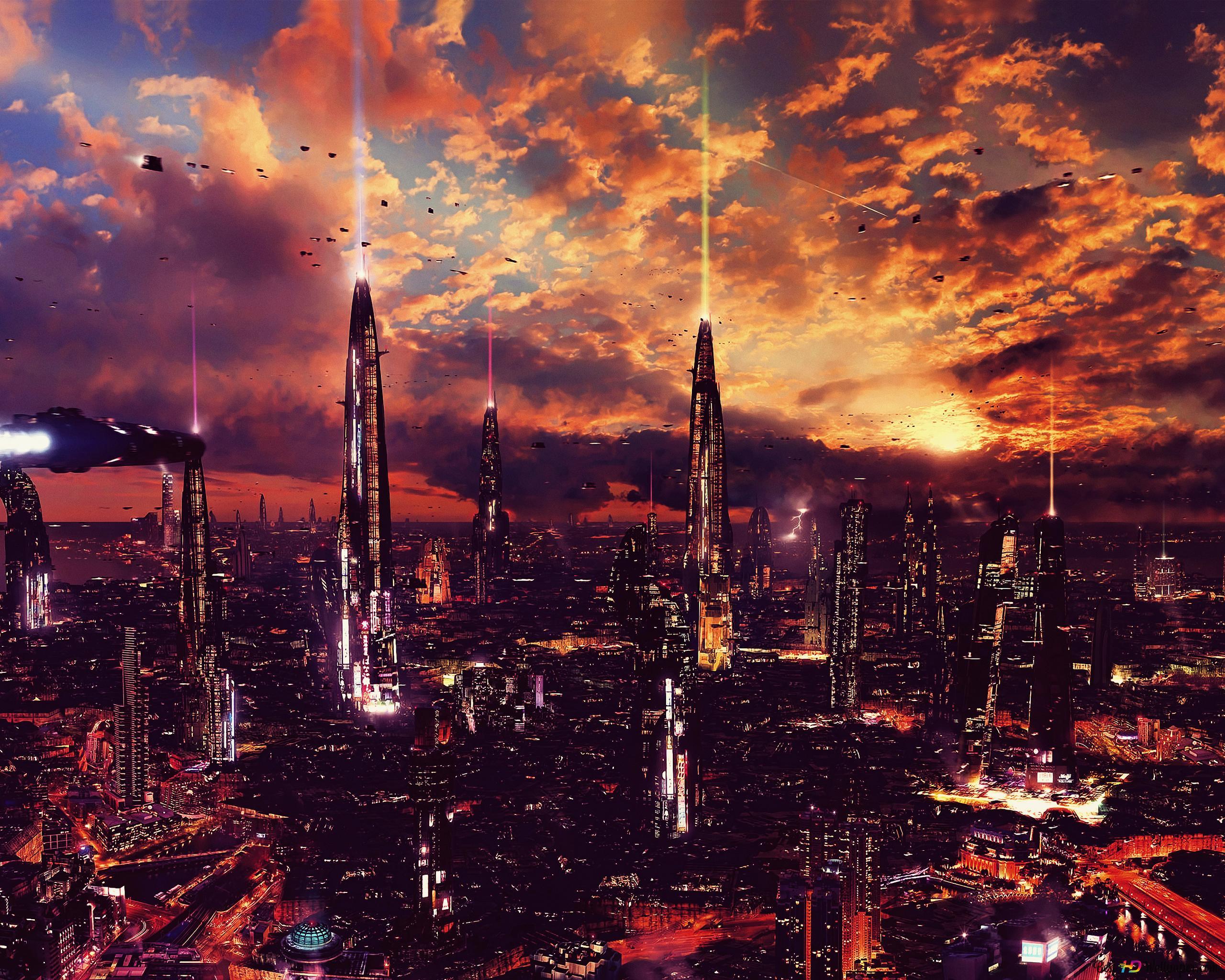 Sci Fi City 4k Wallpapers - Top Free Sci Fi City 4k Backgrounds ...