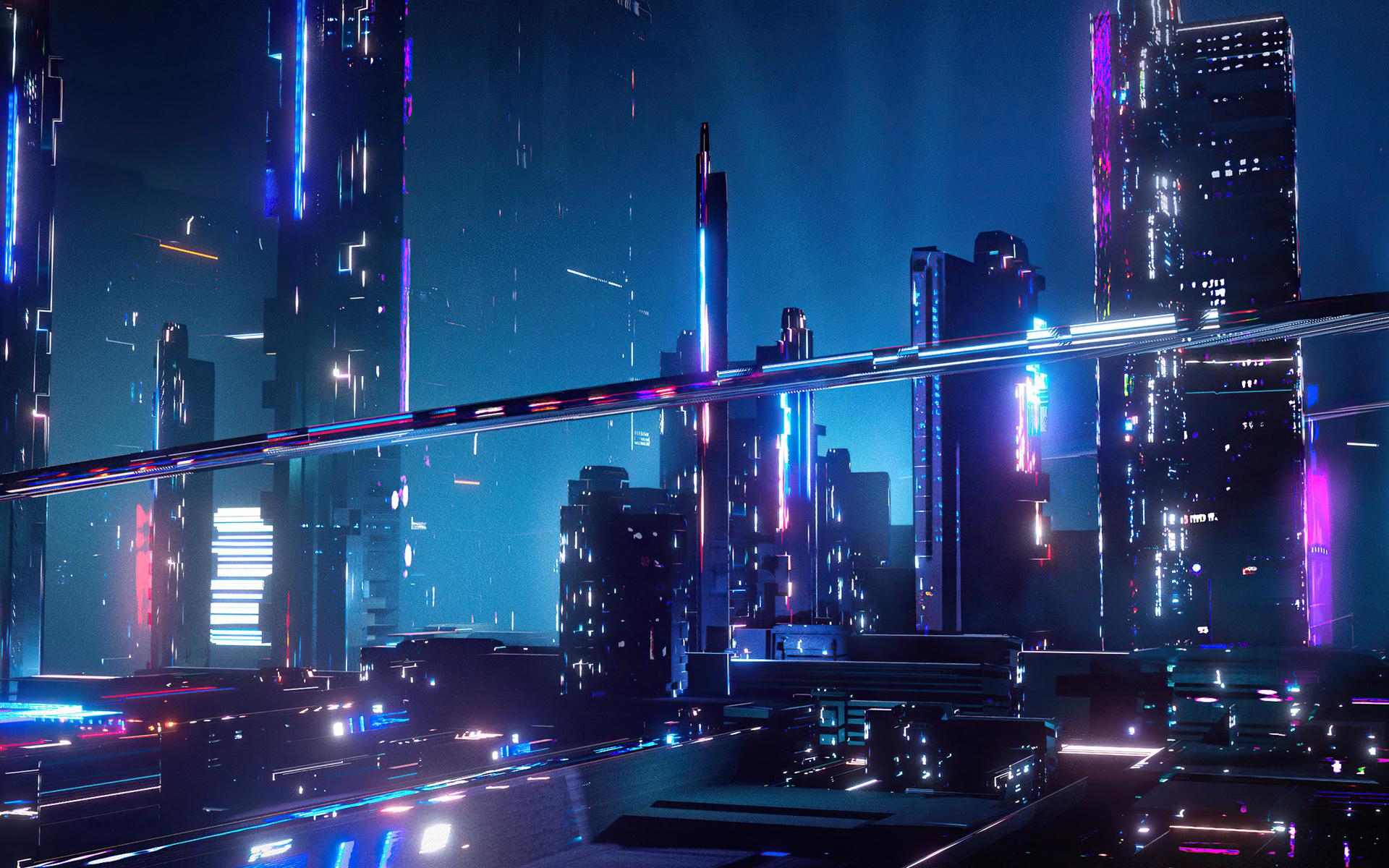 1920x1200 HD desktop wallpaper: City, Sci Fi, Futuristic download free picture