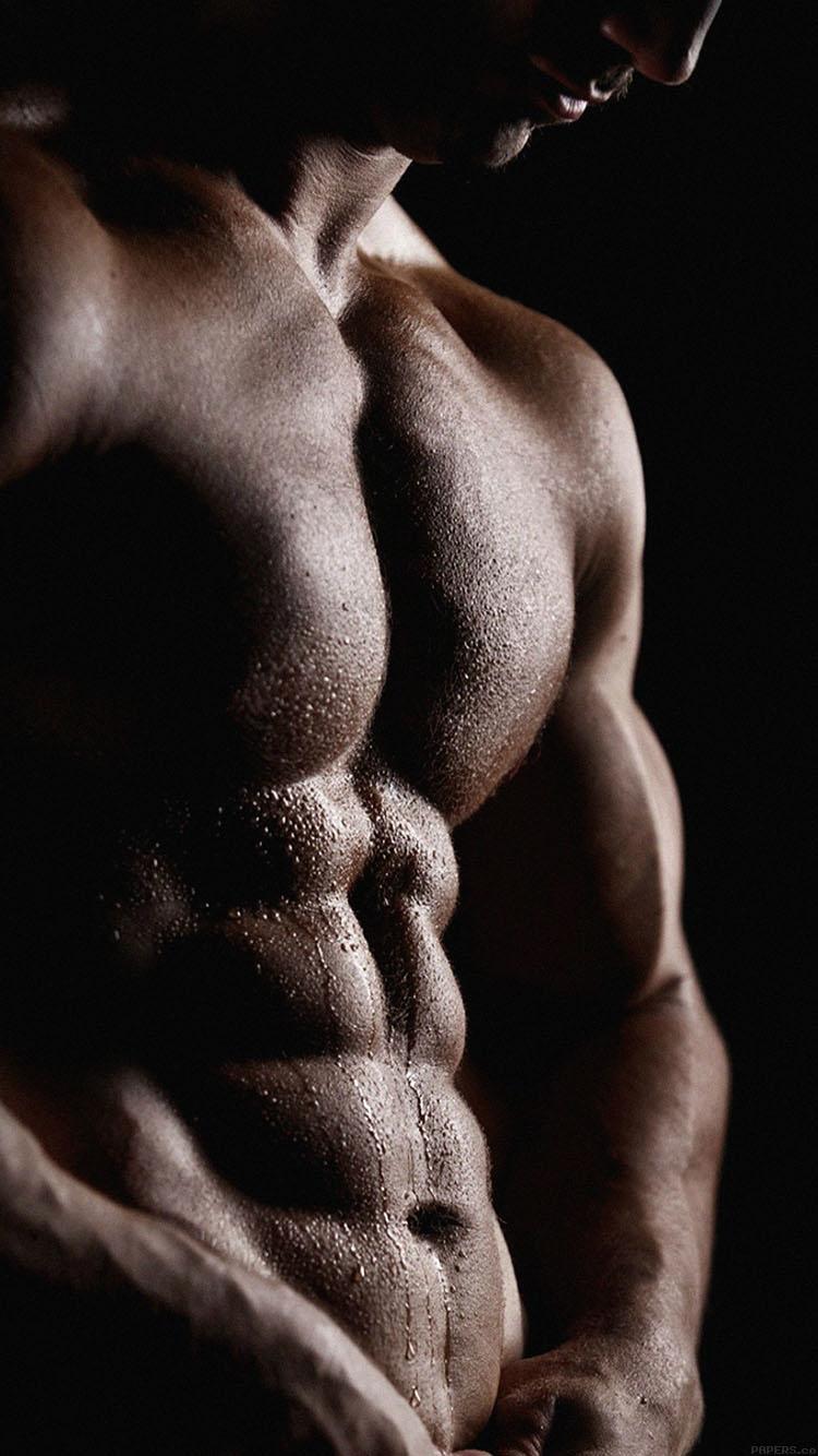 750x1334 iPhoneXpapers man body muscle dark