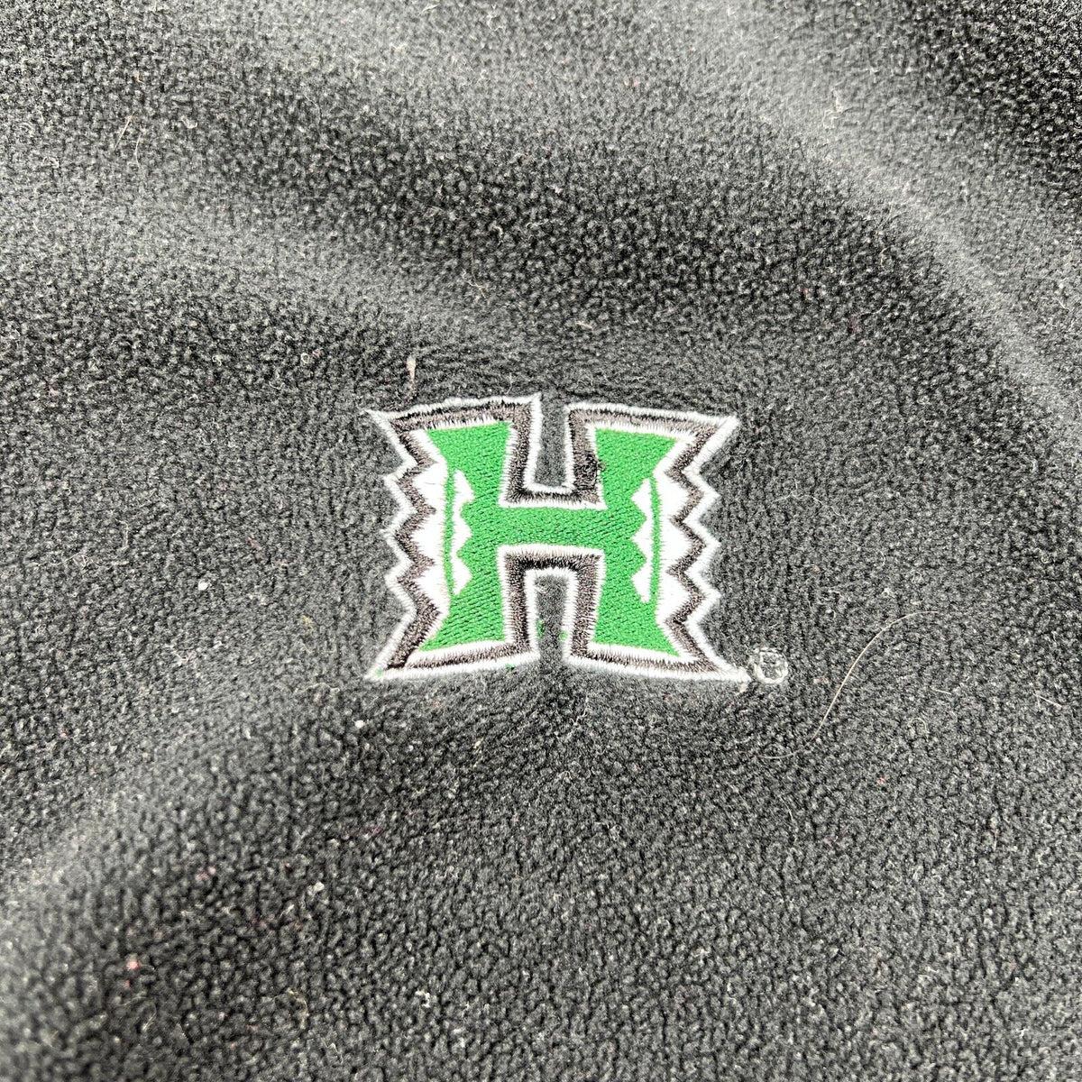 1200x1200 University of Hawaii Rainbow Warriors Black Quarter Zip Fleece Pullove