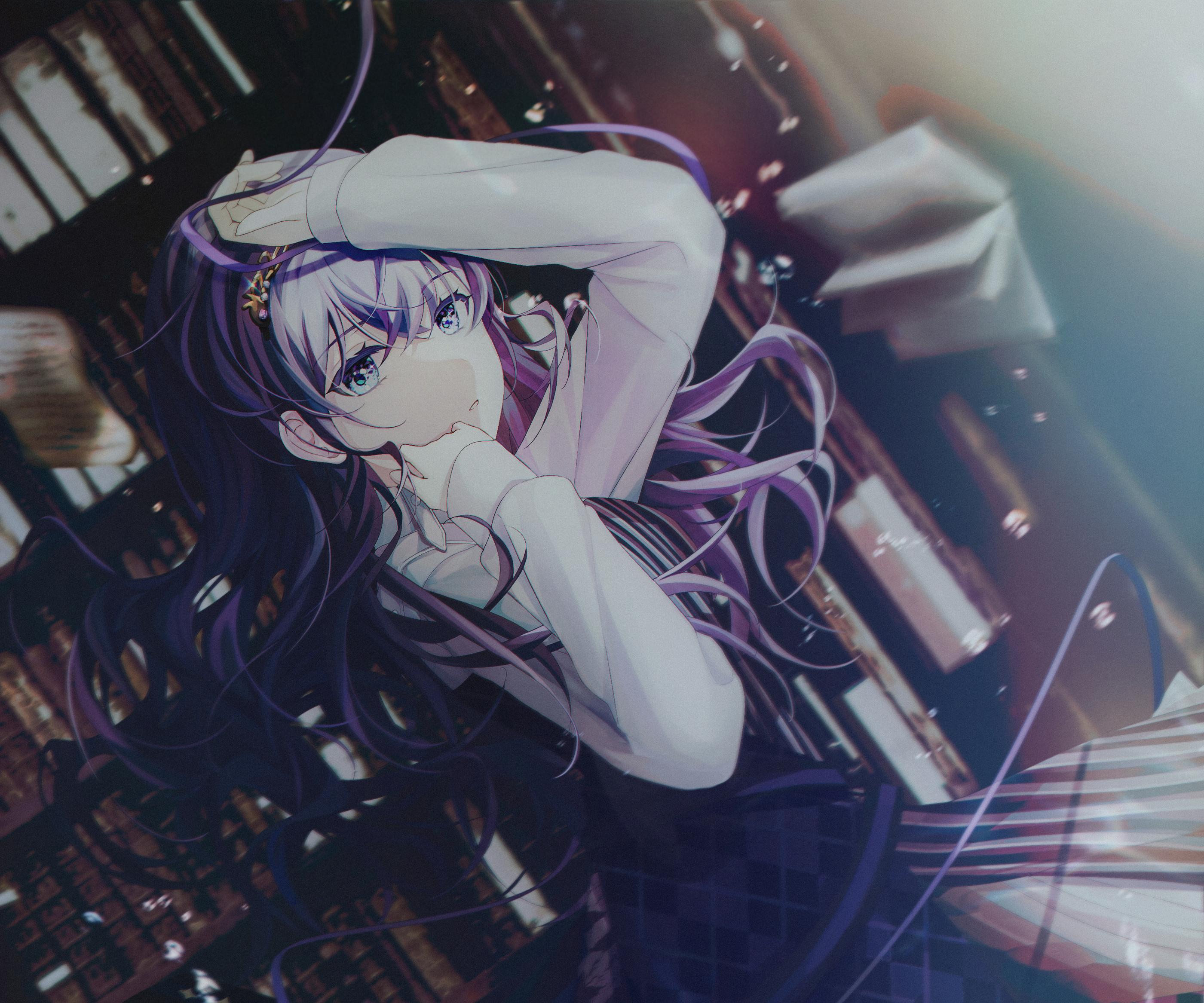 2801x2334 HD desktop wallpaper: Video Game, Project Sekai: Colorful Stage! Feat Hatsune Miku, Asahina Mafuyu download free picture