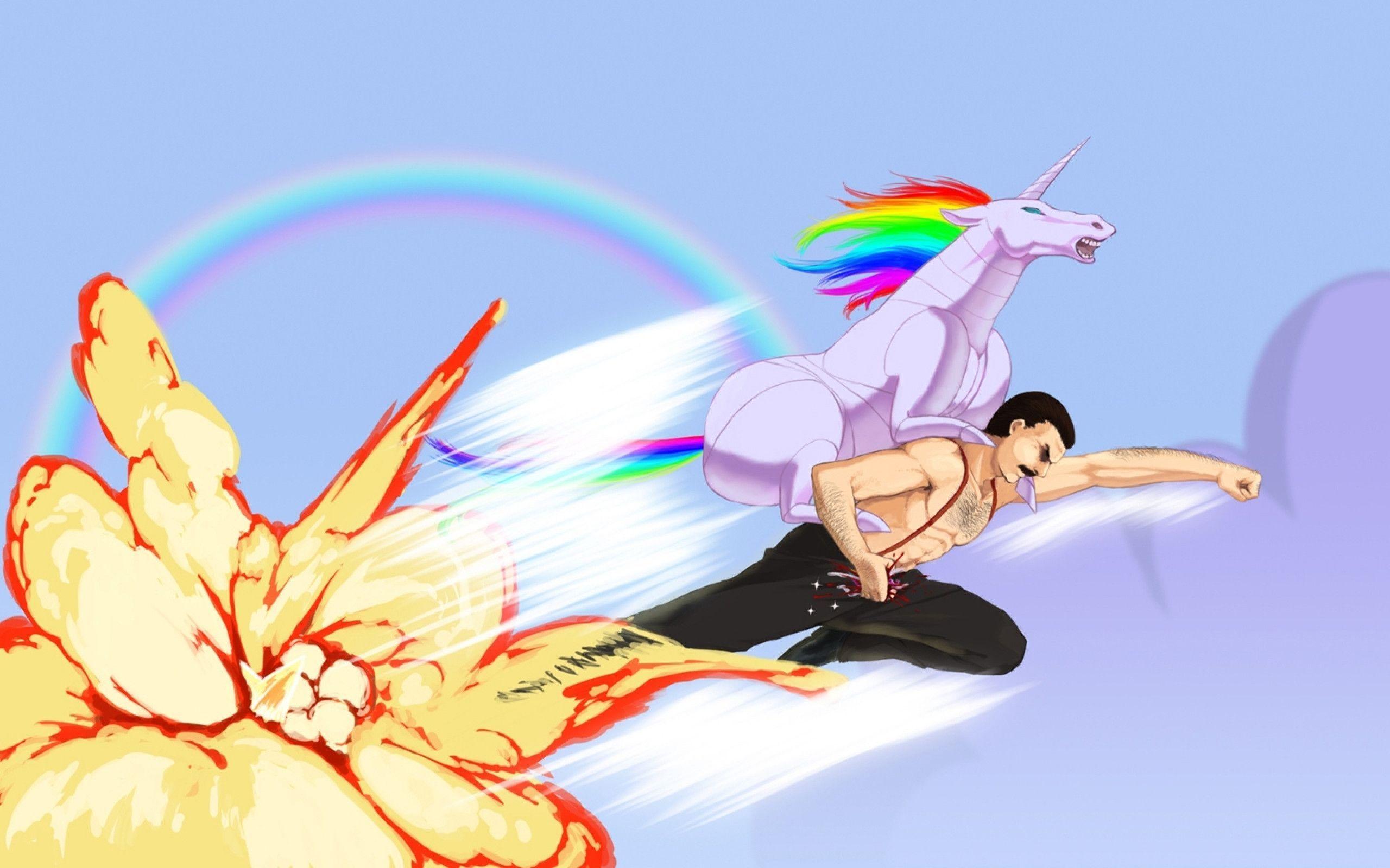 2560x1600 Unicorn Rainbow Wallpaper