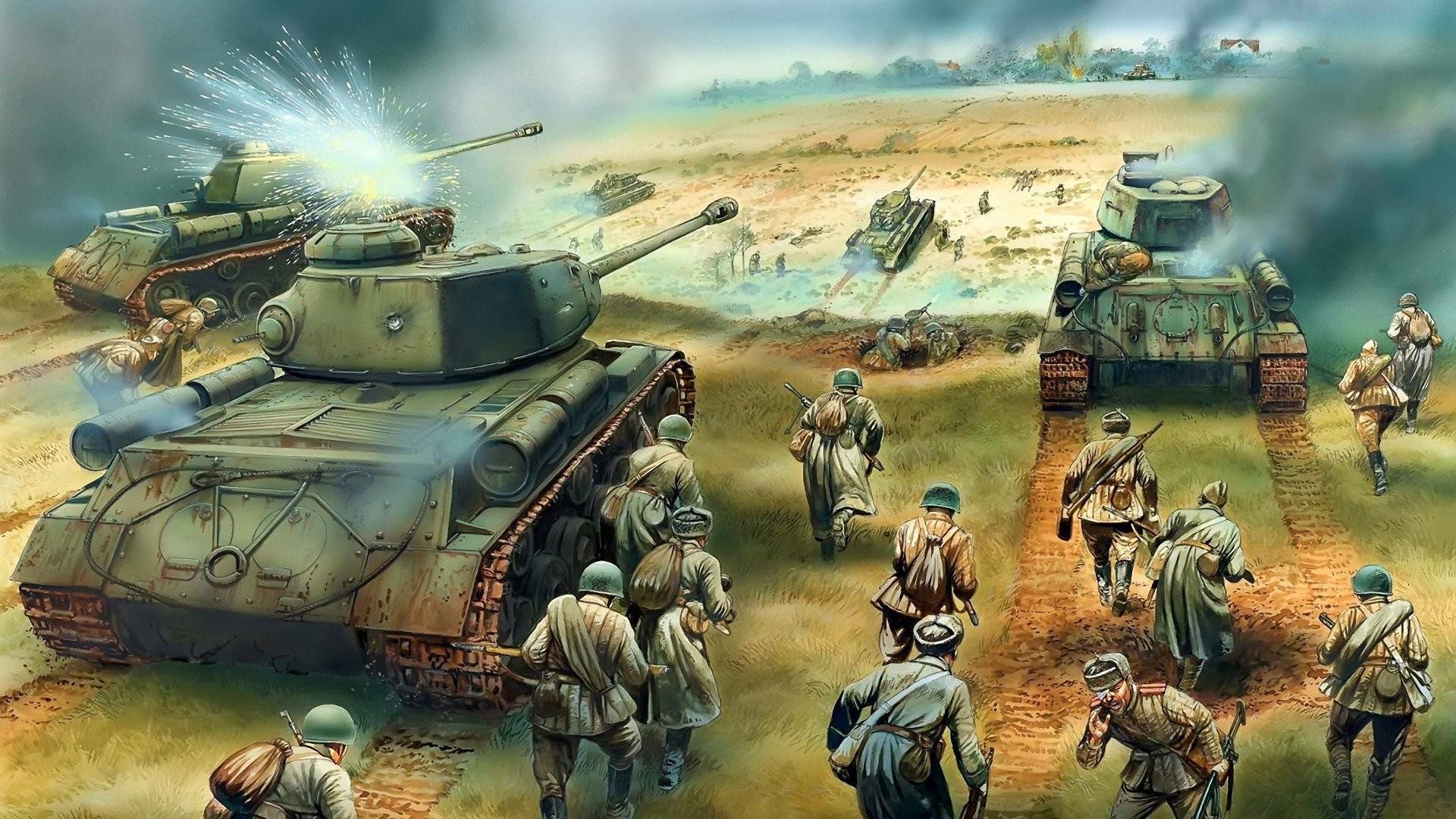 1920x1080 Red Army Wallpaper