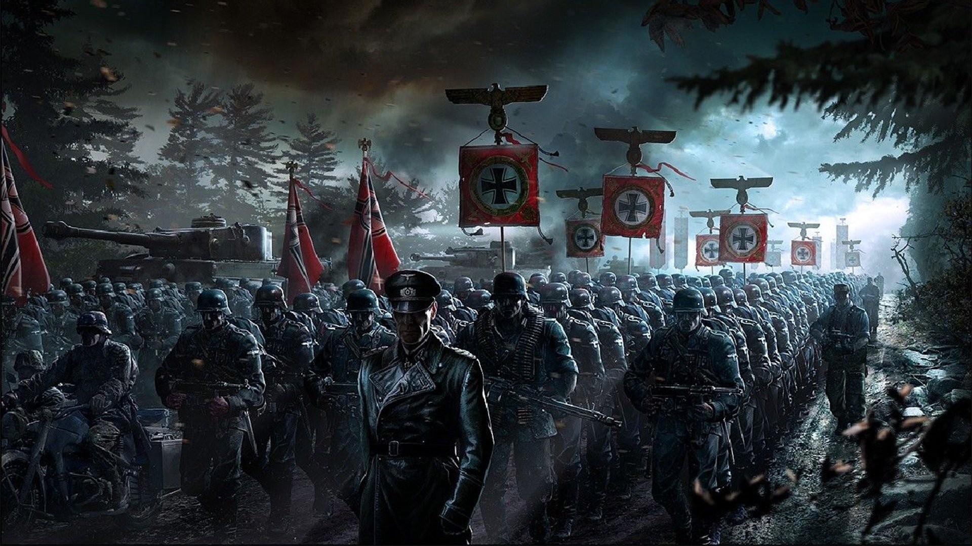 1920x1080 Red Army Wallpaper