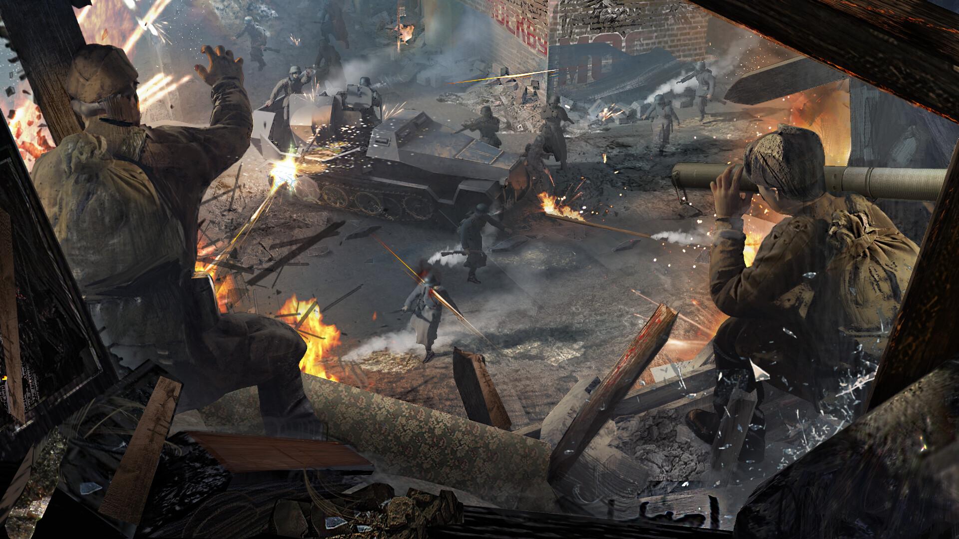 1920x1080 Soviet Red Army ambushed Germans