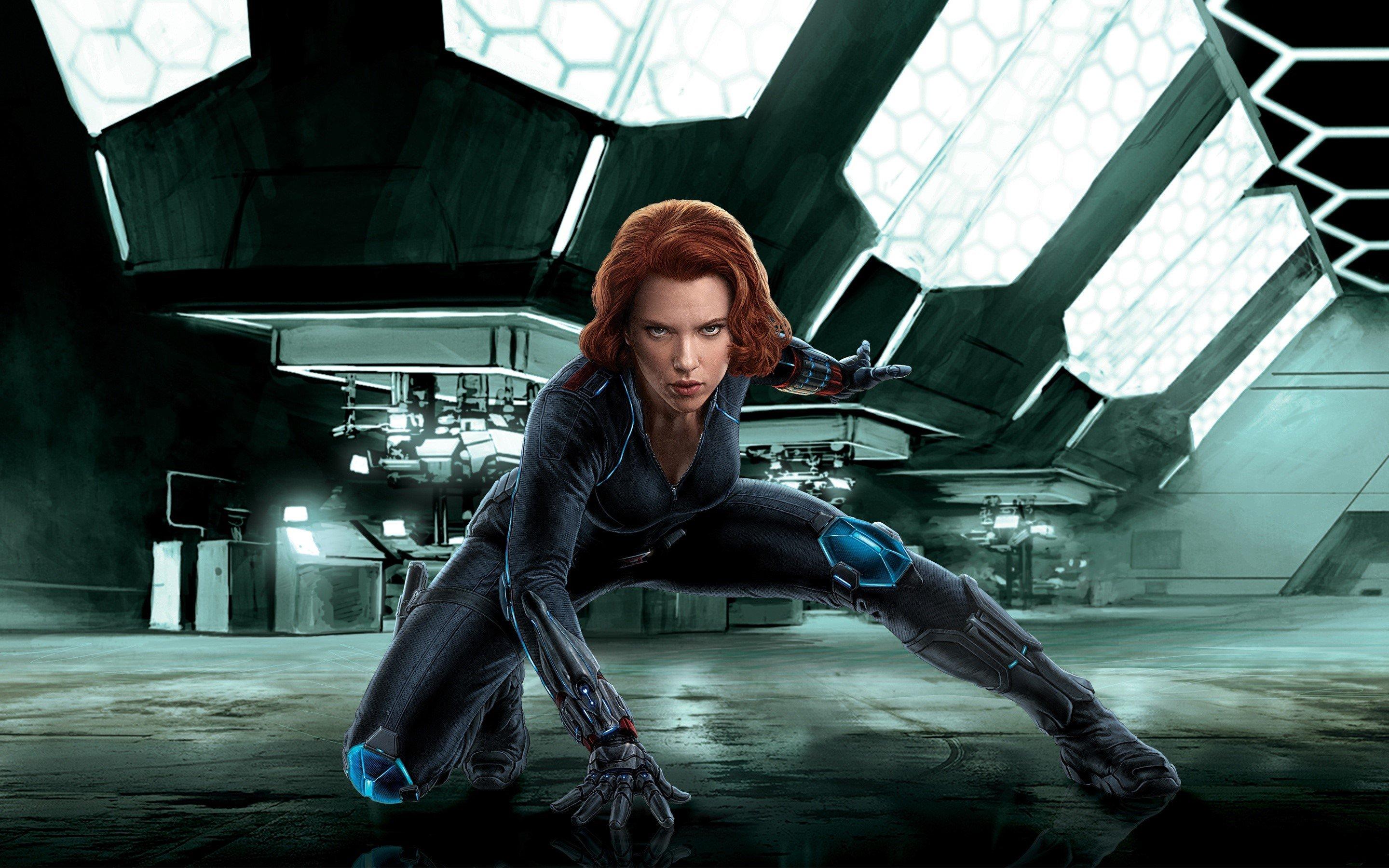 2880x1800 Black Widow Wallpaper