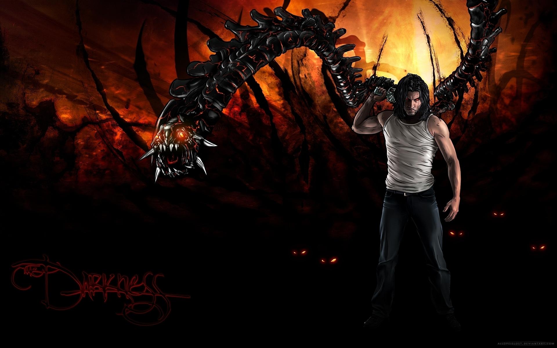 1920x1200 The Darkness II Game HD wallpaper