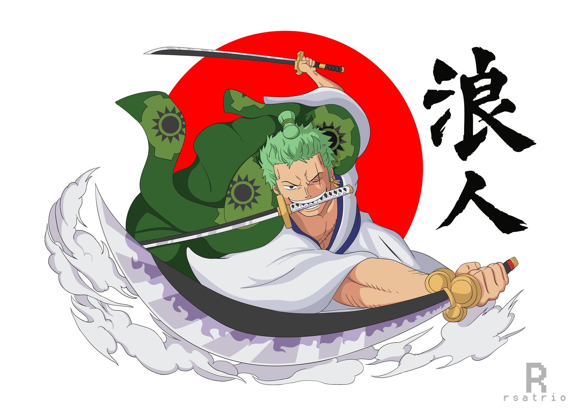 1920x1371 Zorojuro with enma sword
