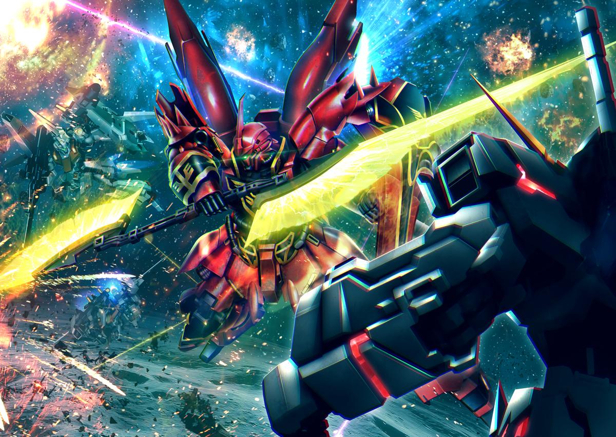 MSN-06S Sinanju Wallpapers - Top Free MSN-06S Sinanju Backgrounds ...