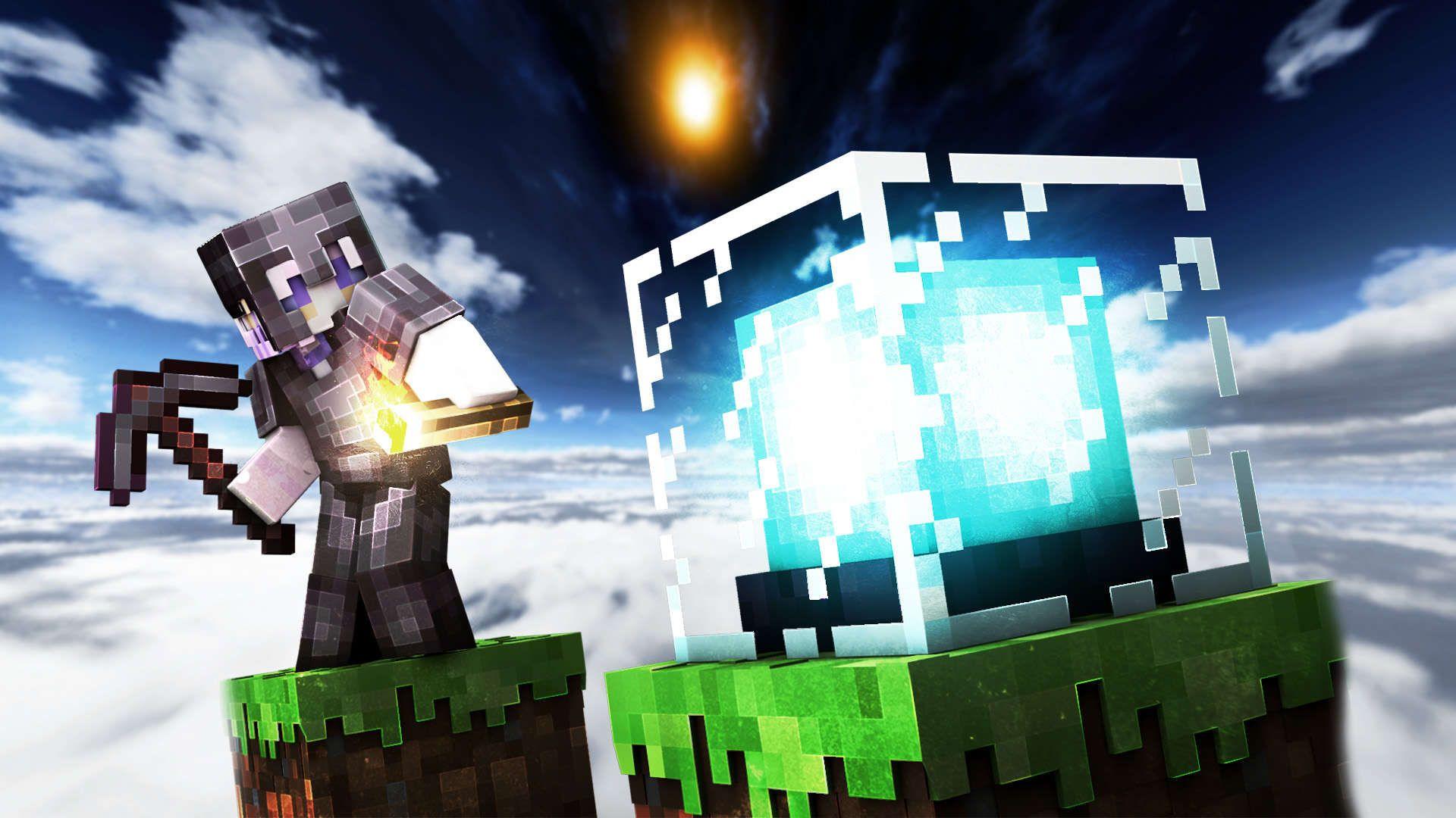 Minecraft One Block Wallpapers - Top Free Minecraft One Block ...