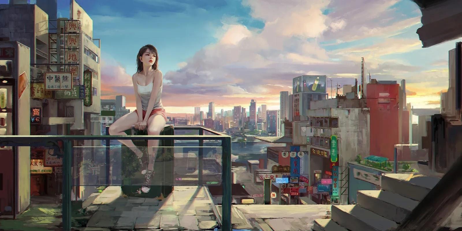 1600x801 4K WALLPAPER FOR PC ANIME STYLE