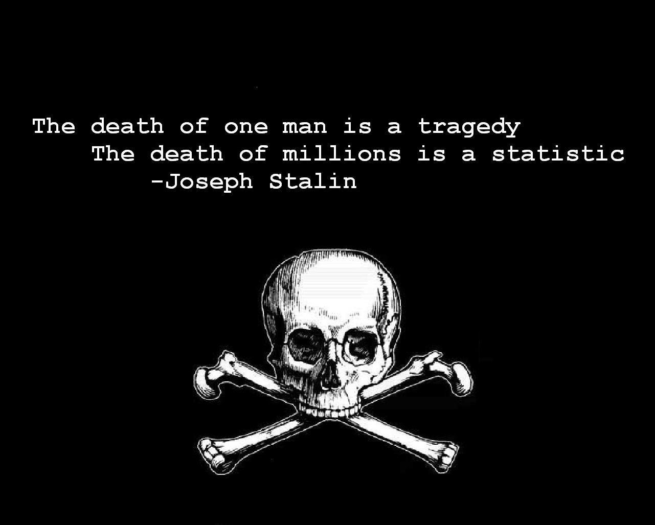 1281x1027 Joseph Stalin Skull Quote Statement Wallpaper:1281x1027