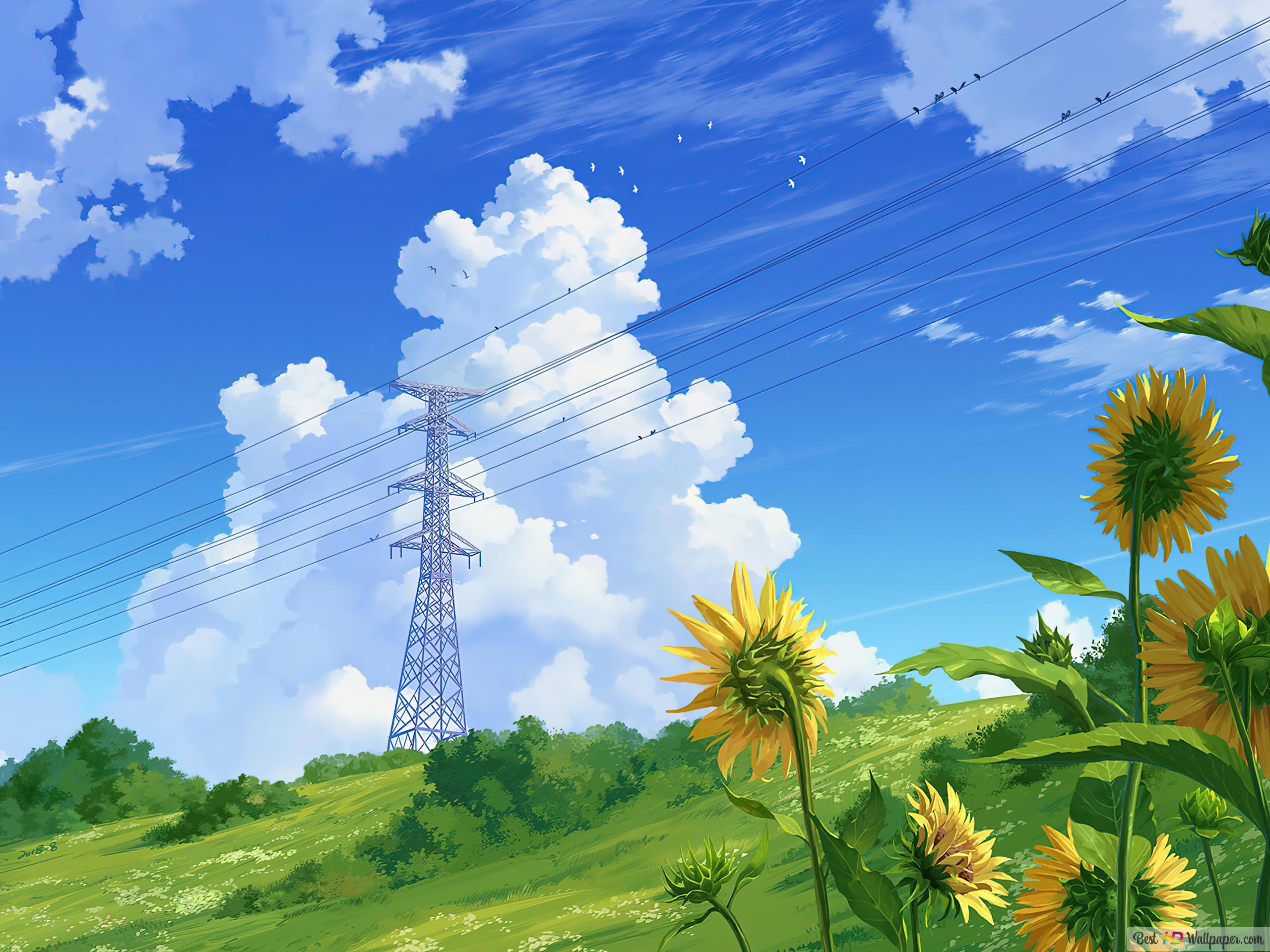 2560x1920 Anime Summer Season 4K wallpaper download