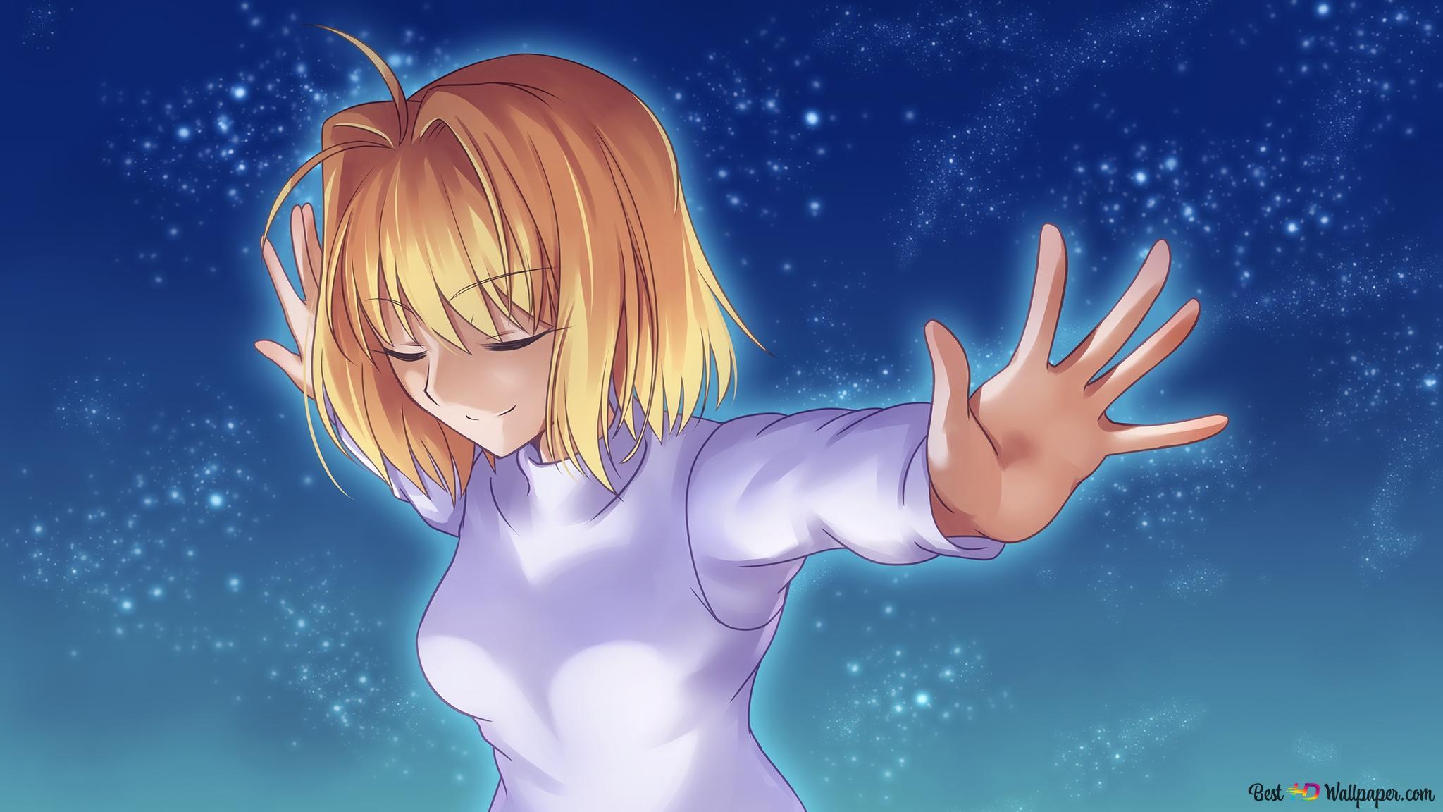 2048x1152 Lunar Legend Tsukihime Brunestud 2K wallpaper download