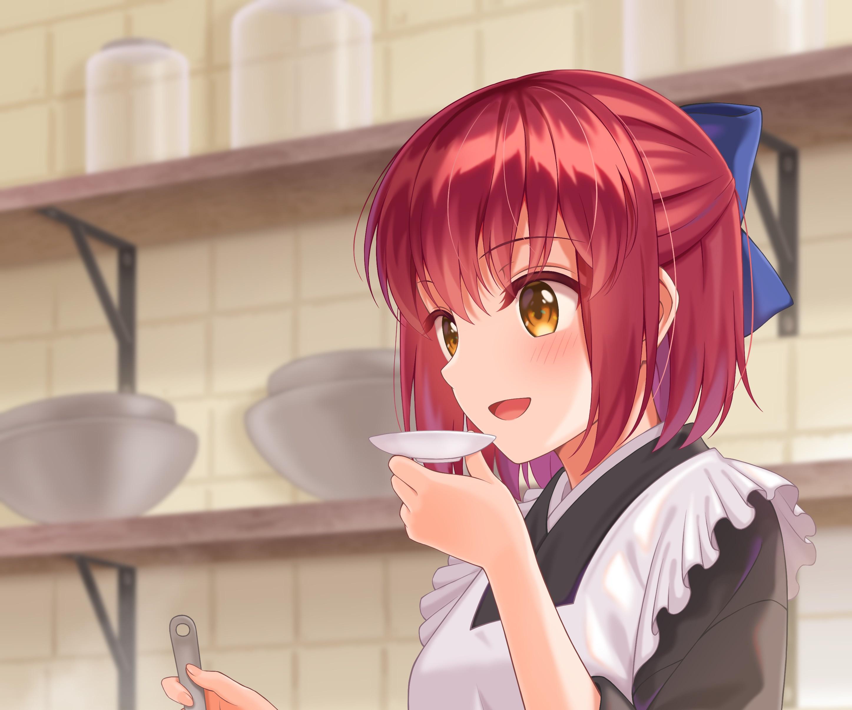 2894x2412 Kohaku (Tsukihime) 1080P, 2k, 4k HD wallpaper, background free download