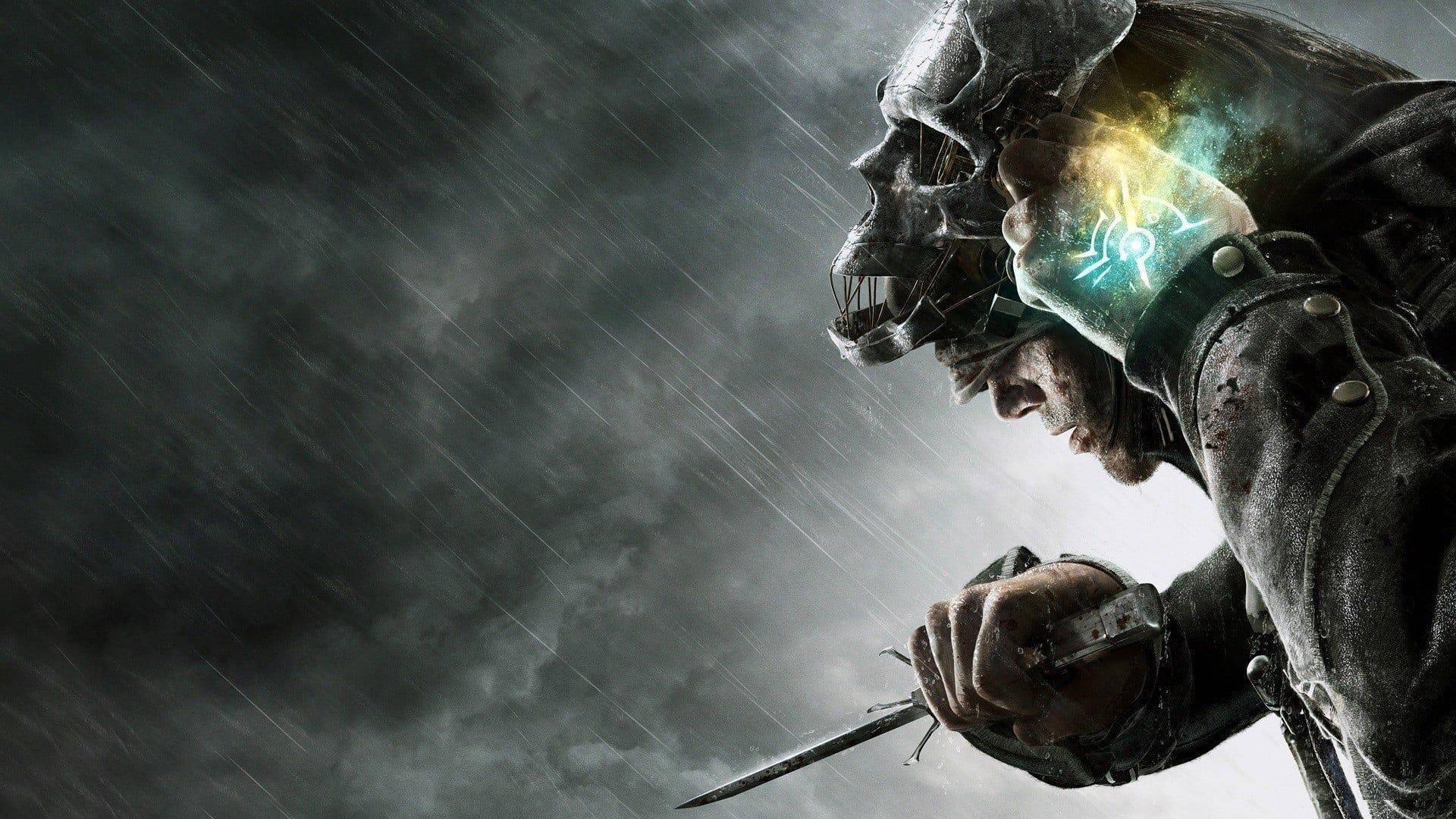 1920x1080 Download Dishonored 2 Corvo Attano Skull Mask Facing Left Wallpaper