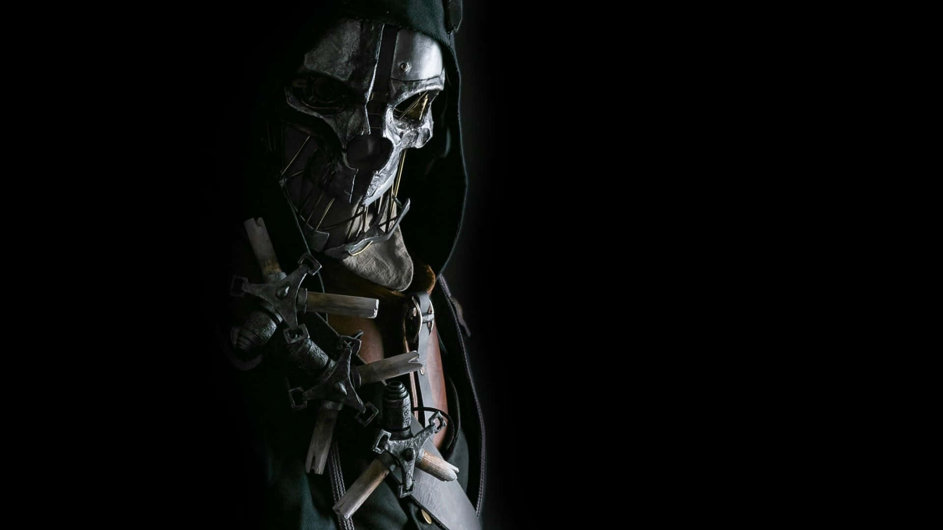 1920x1080 Download Black Corvo Attano Best Dishonored 2 Background
