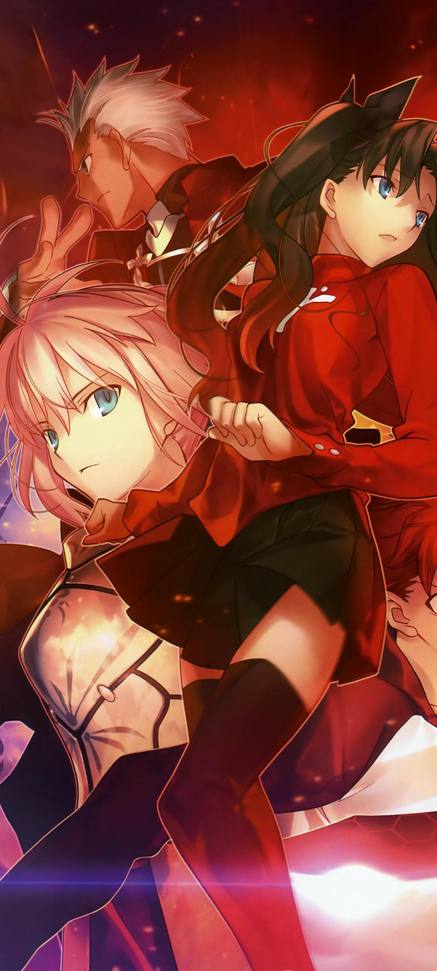 1440x3200 Fate Stay Night Phone Wallpaper