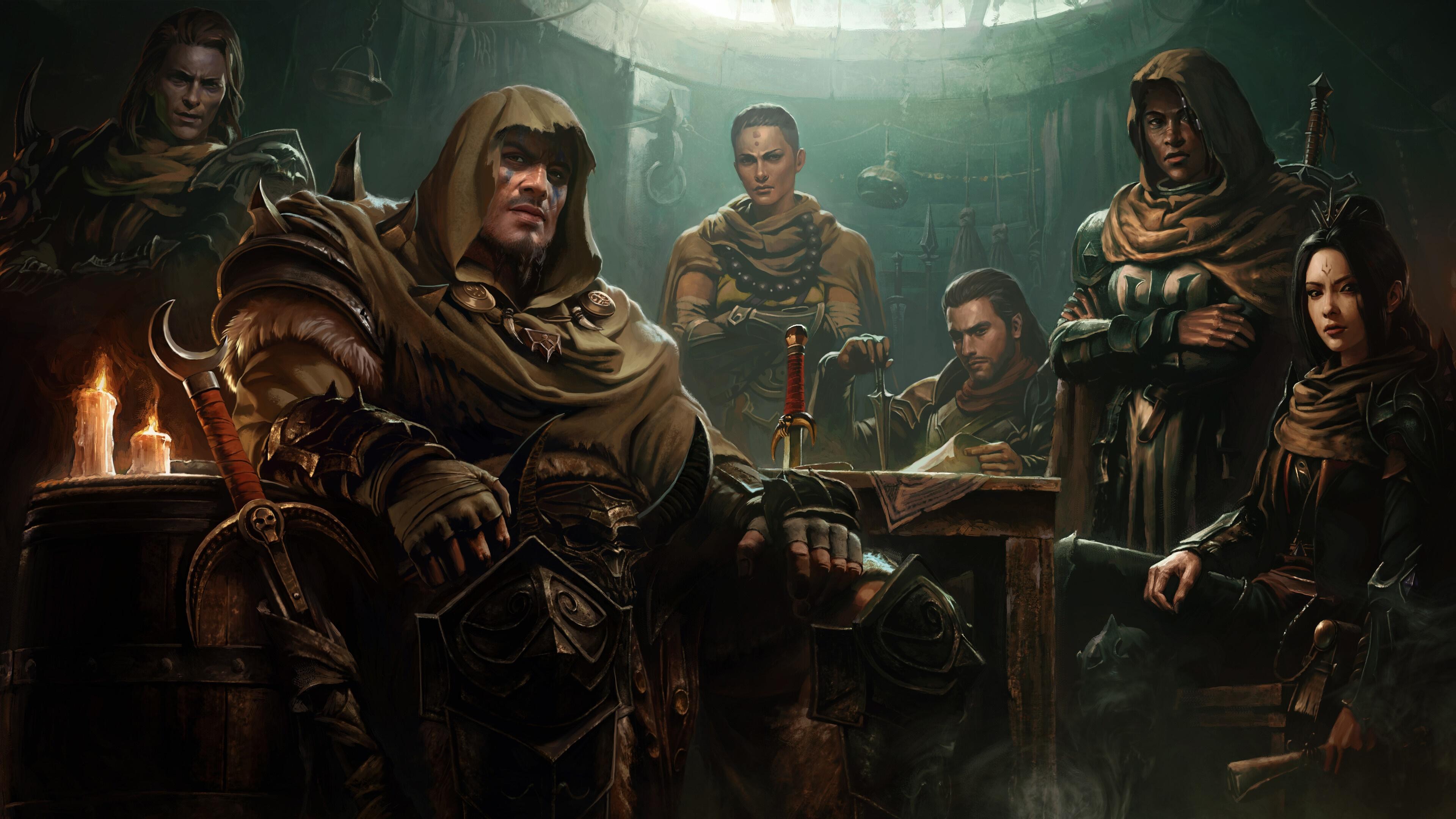 3840x2160 diablo immortal, game, game, class, 4k, pc Gallery HD Wallpaper