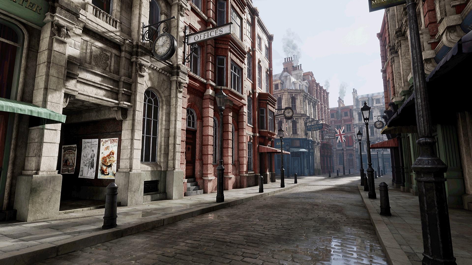 1920x1080 Free download Victorian Street in Environments UE Marketplace [1920x1080] for your Desktop, Mobile & Tablet. Explore Victorian London Wallpaper. London Wallpaper, London Bridge Wallpaper, Victorian Background