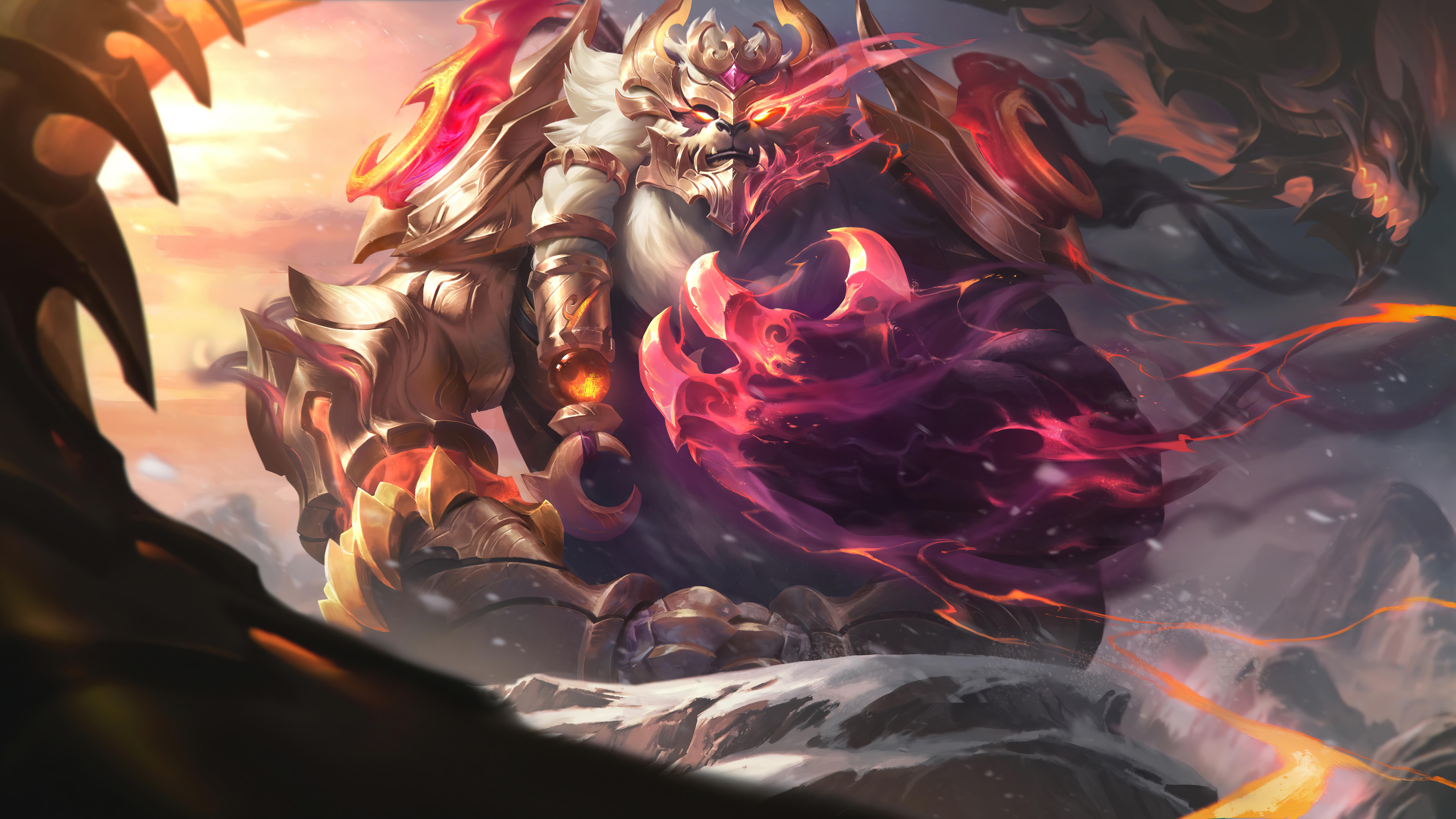 7680x4320 Duality Dragon Volibear Prestige Edition