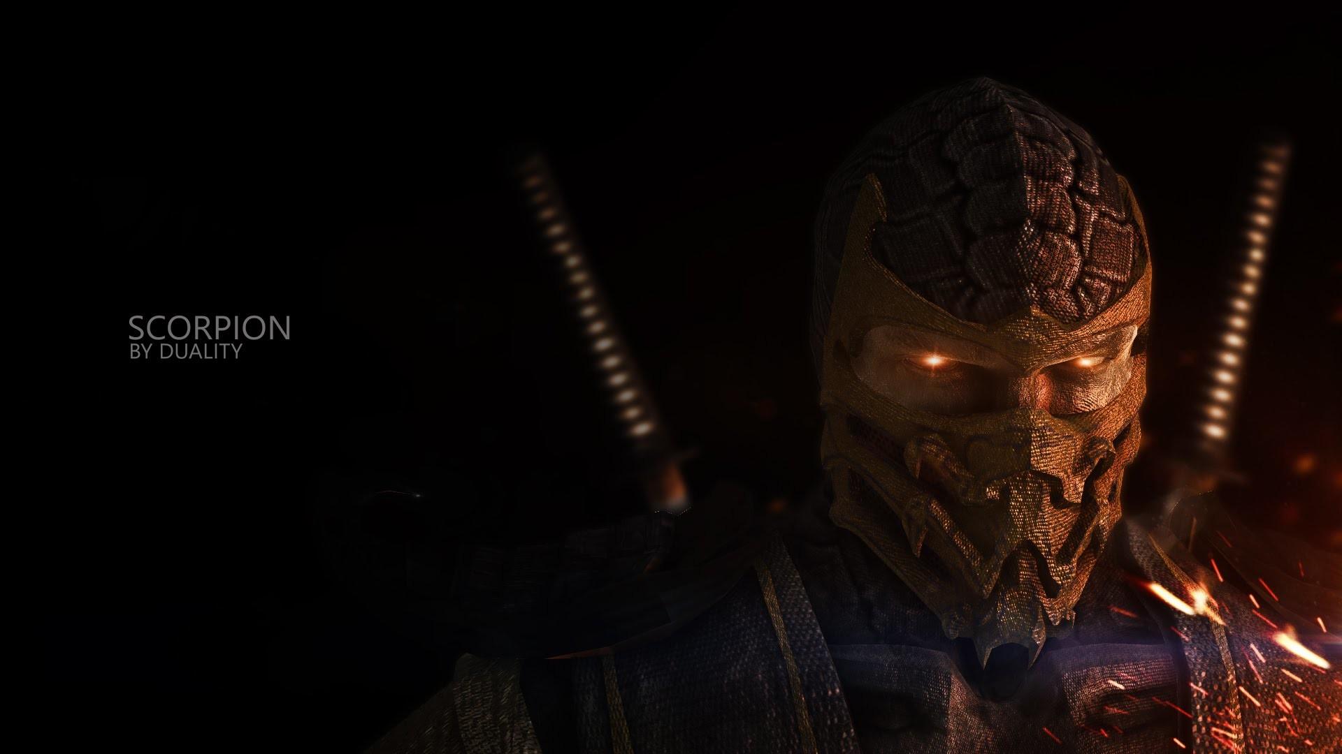 1920x1080 SCORPION Mortal Kombat Edit By Duality (WALLPAPER IN DESC)