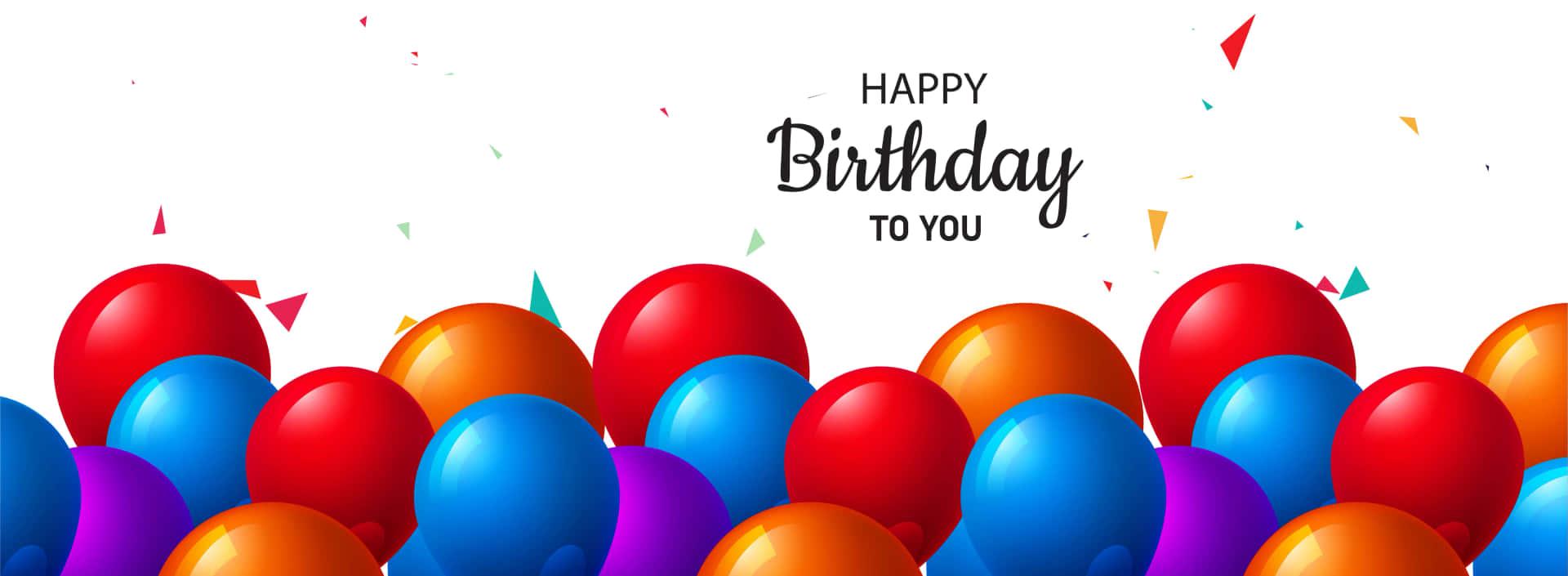 1920x705 Download Simple Balloons Birthday Banner Picture