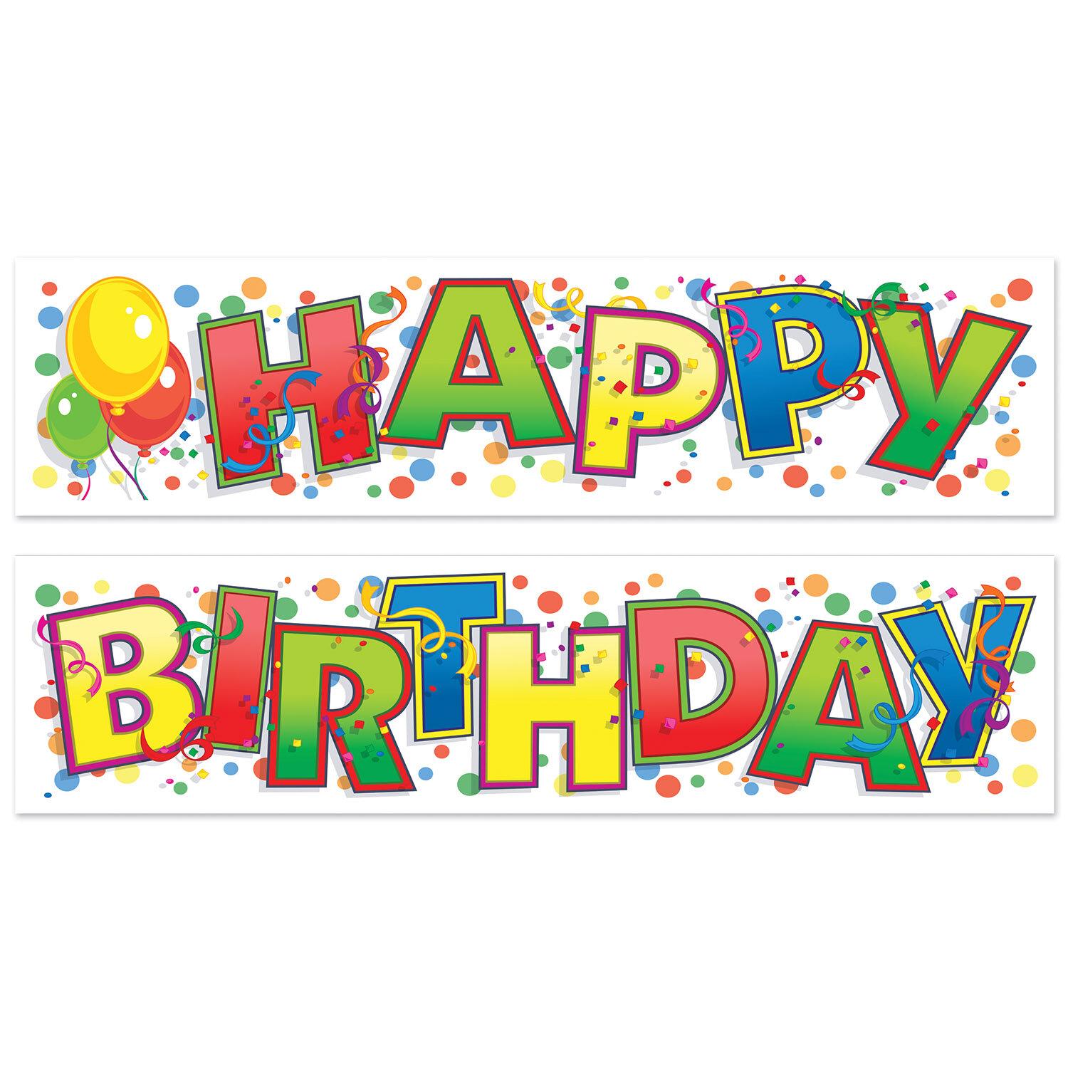 1500x1500 The Party Aisle™ Happy Birthday Banner Set