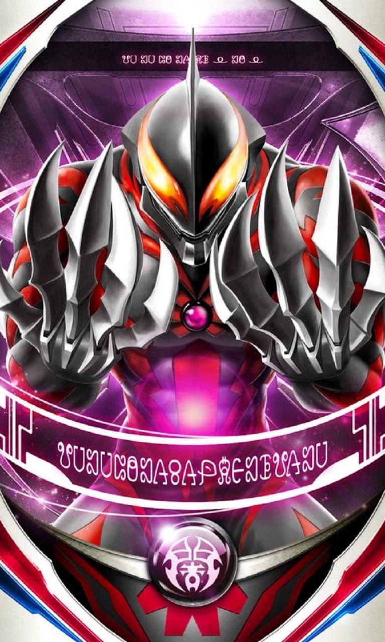 768x1280 Download Ultraman Belial Cyber Card Wallpaper