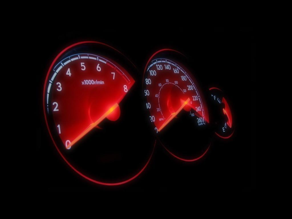 1024x768 Speedometer Wallpaper