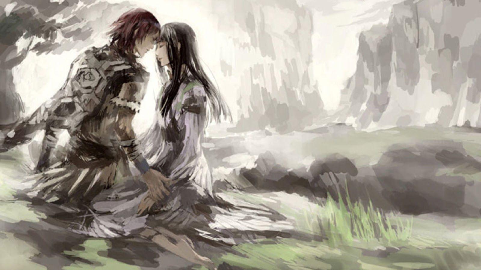 1600x900 Kvothe + Denna. Shadow of the colossus, Beautiful drawings, The kingkiller chronicles