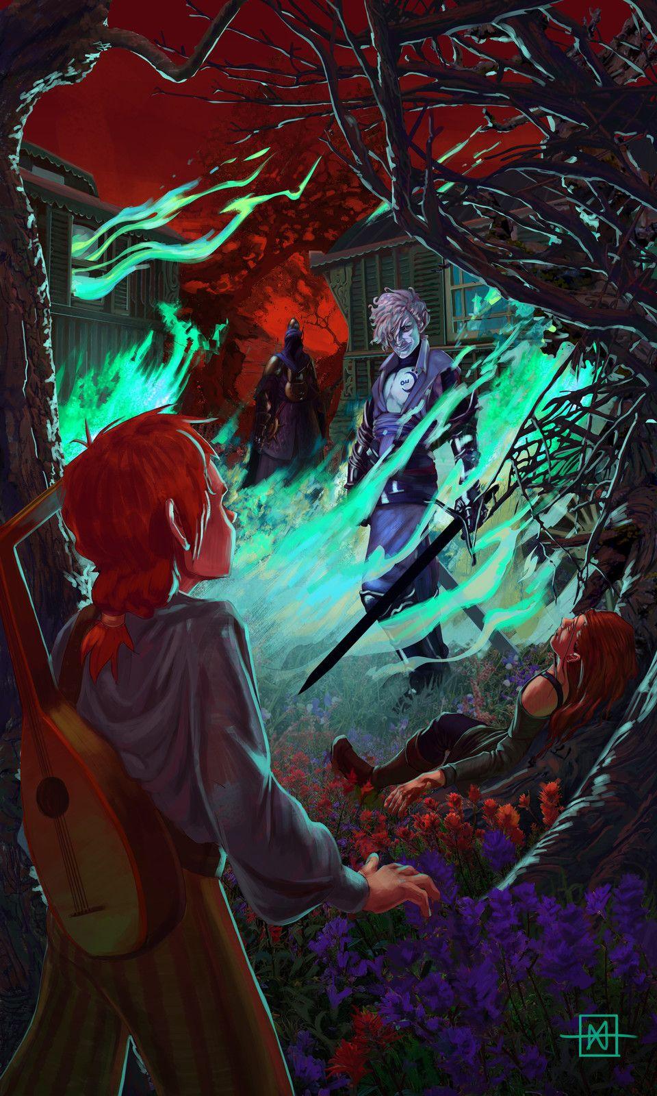 960x1600 Chandriano vs Kvothe. Wind art, The kingkiller chronicles, Xiaomi wallpaper