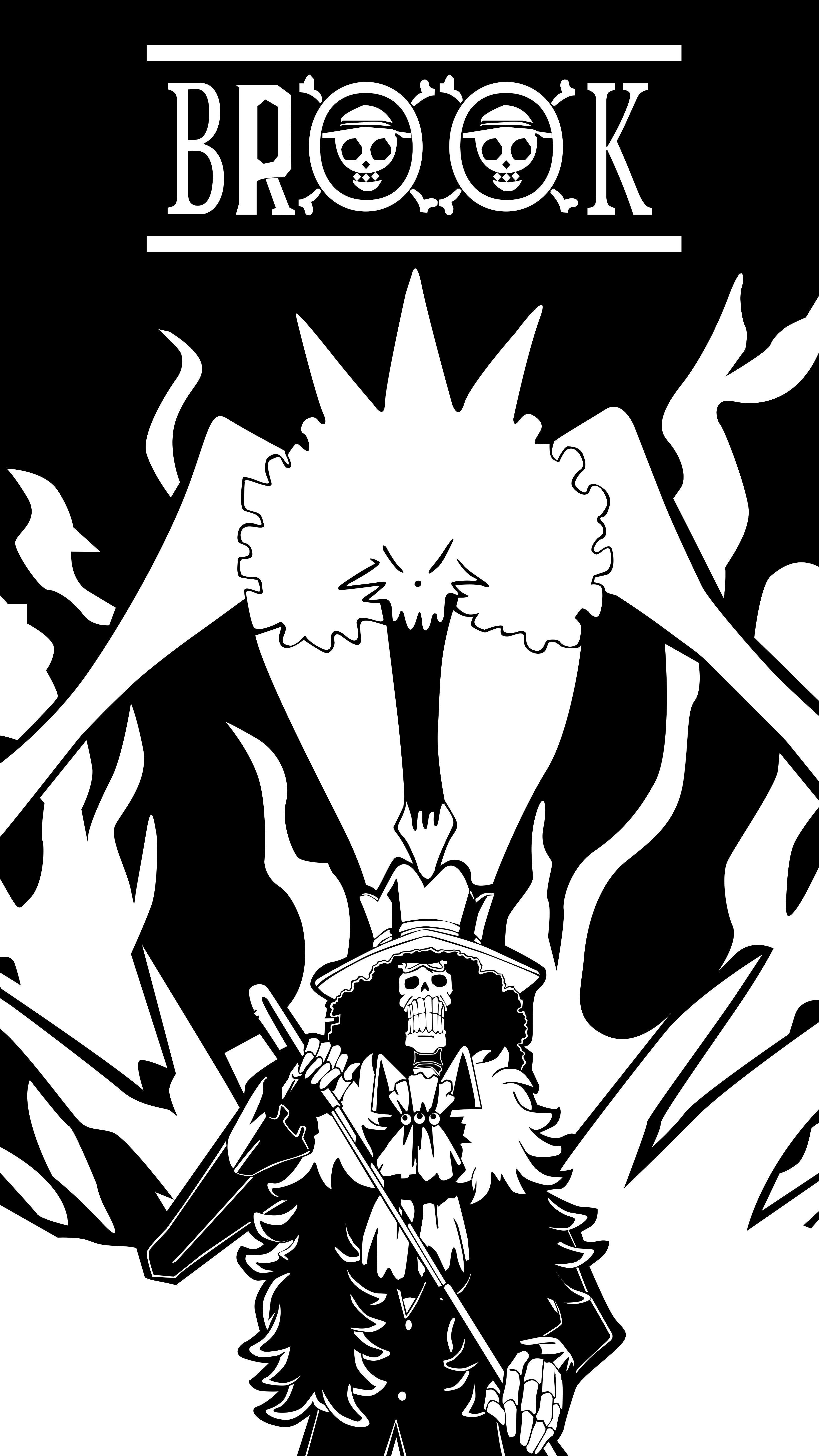 3240x5760 Brook [one Piece] [324x5760] #Music #IndieArtist #Chicago. Brooks One Piece, One Piece Tattoos, One Piece Drawing