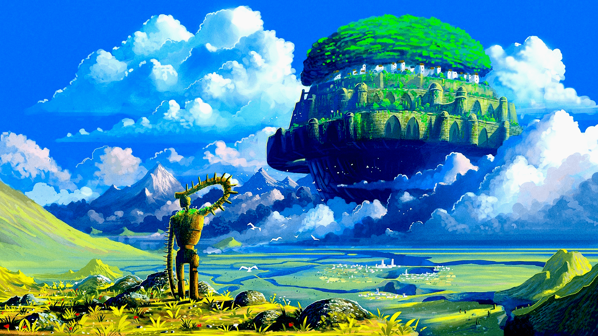 1920x1080 Laputa: Castle in the Sky [1920x1080]. WALLPAPERS. Studio ghibli