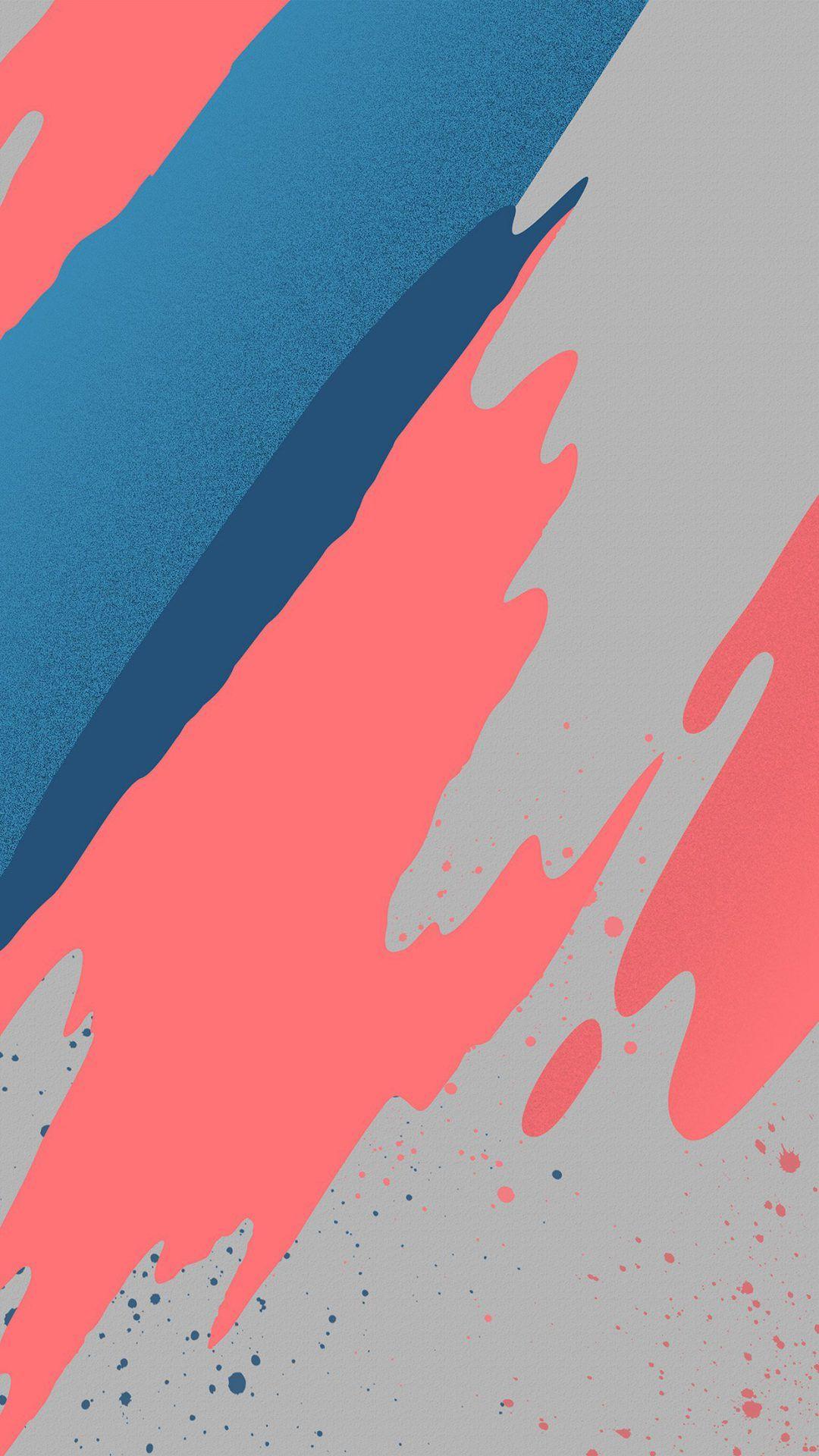 1080x1920 Paint Abstract Background Htc Pink Blue Pattern for iPhone