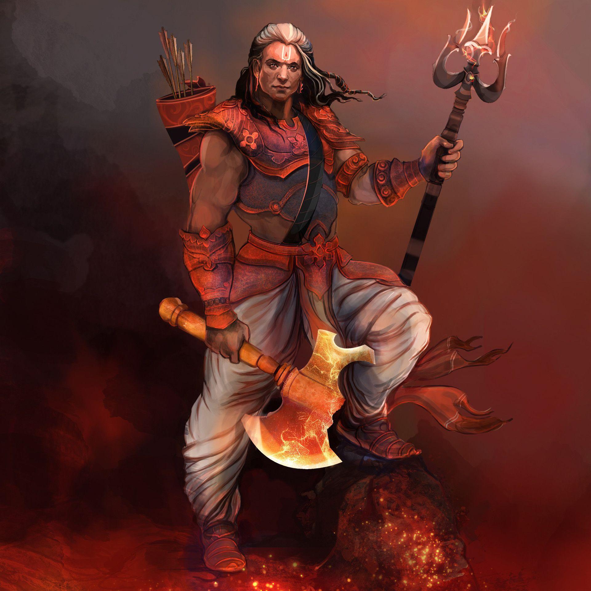 1920x1920 Hindu Warrior Wallpaper