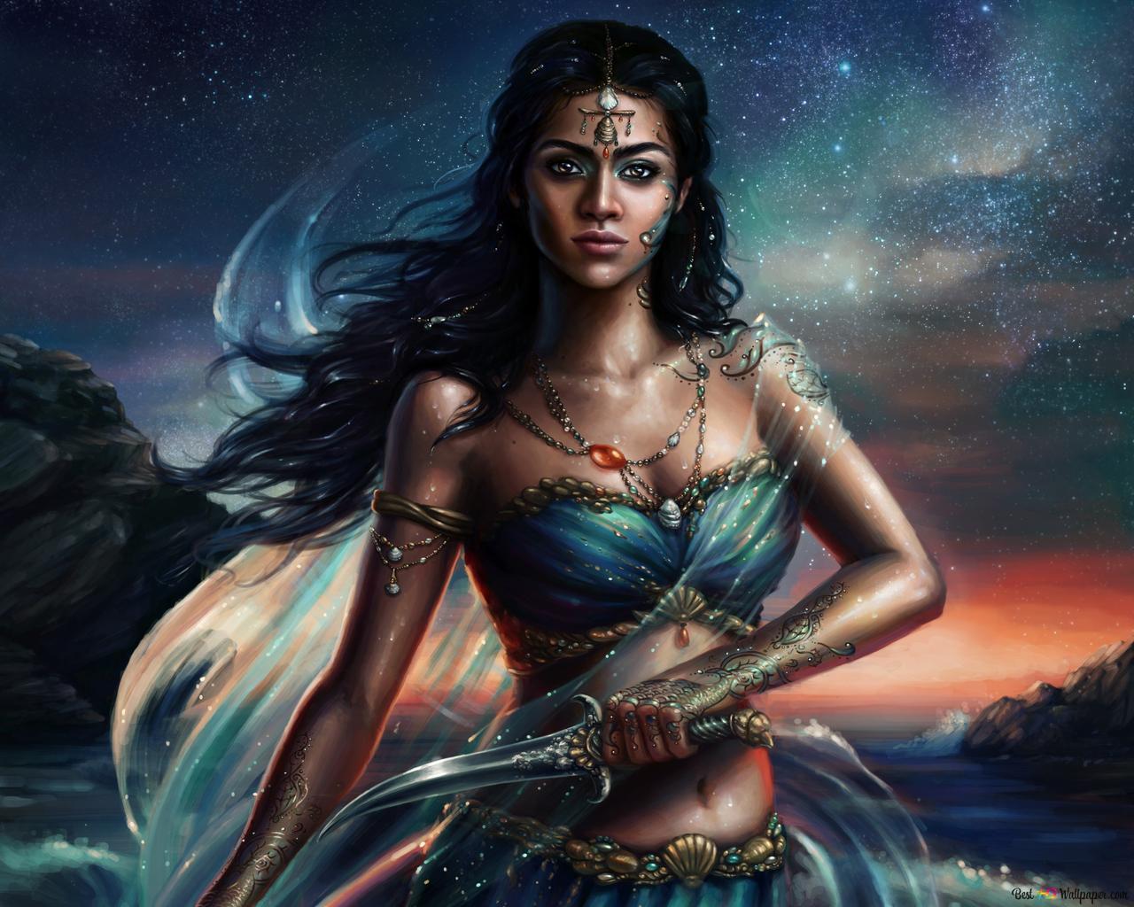 1280x1024 Warrior Princess 4K wallpaper download