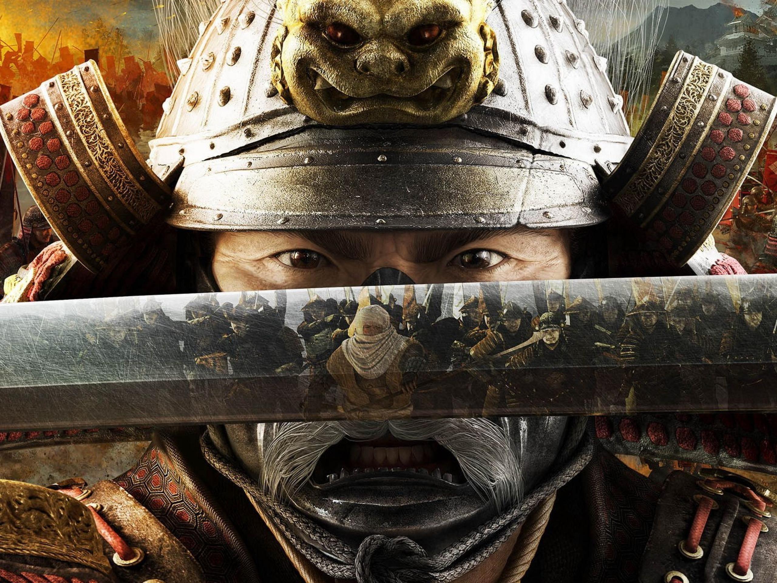 2560x1920 temple, video games, reflection, battle, katana, warrior, samurai, Total War Shogun ART, ancient history Gallery HD Wallpaper