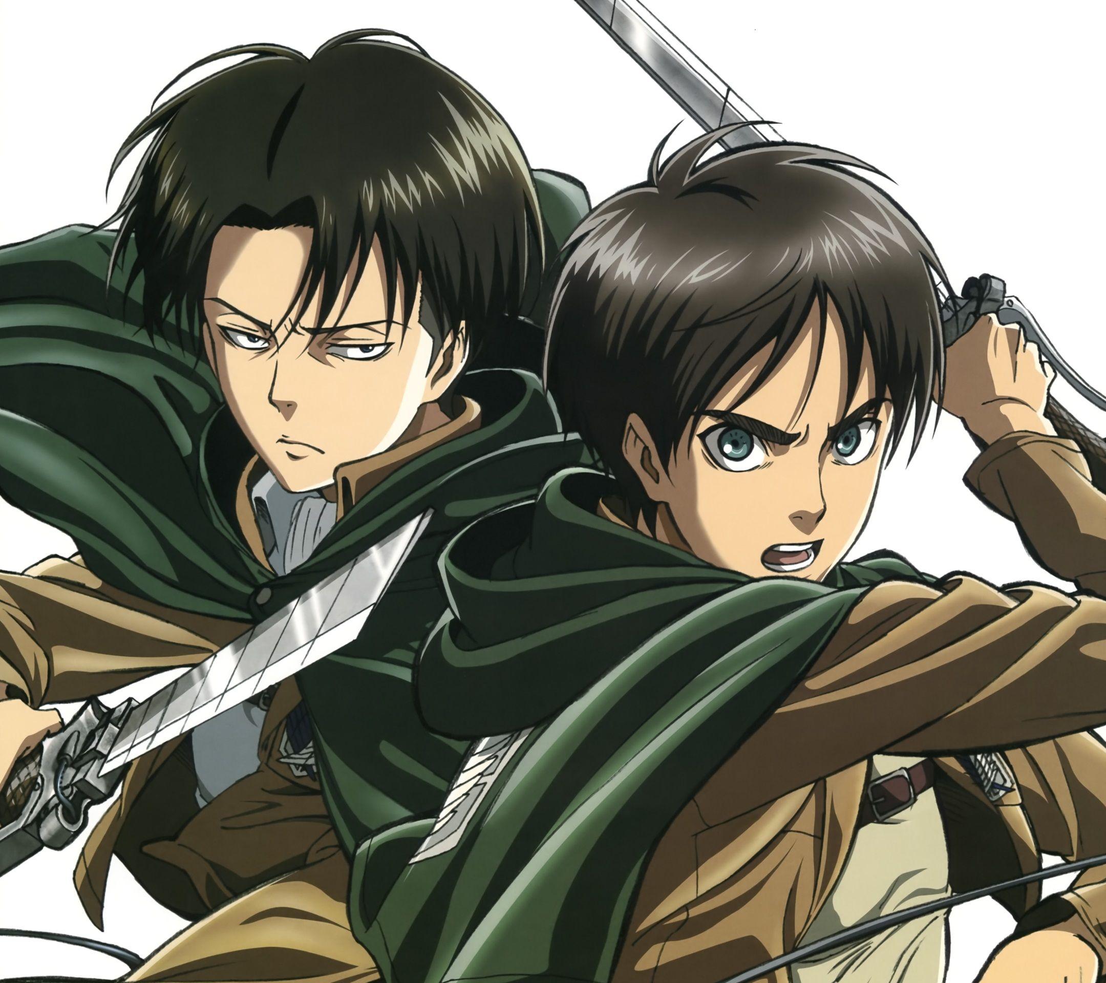 paradijs Gepland Subjectief Eren and Levi Attack On Titan Wallpapers - Top Free Eren and Levi Attack On  Titan Backgrounds - WallpaperAccess