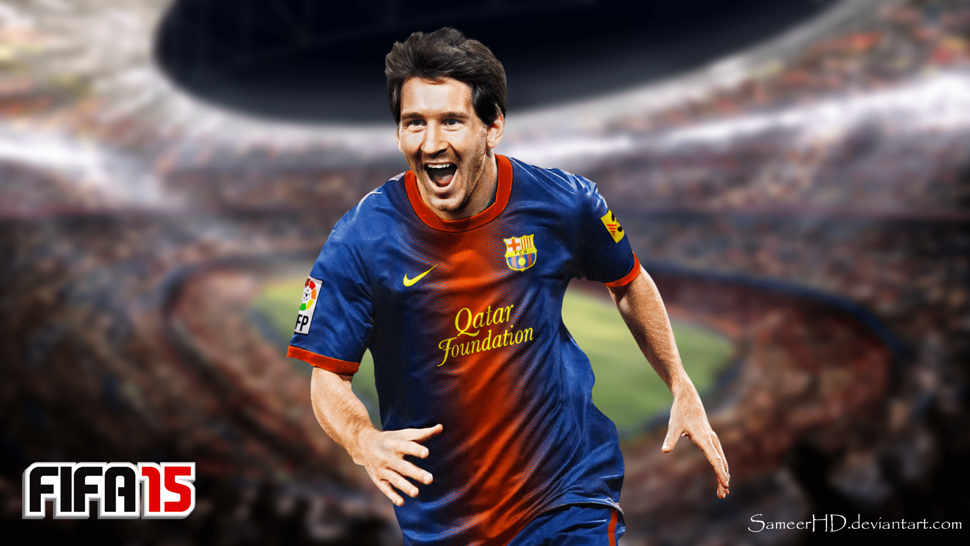 1920x1080 Free download FIFA 15 Lionel Messi Wallpaper by SameerHD on [1920x1080] for your Desktop, Mobile & Tablet. Explore FIFA 15 Wallpaper. Fifa Wallpaper, Fifa Wallpaper, F 15 Wallpaper