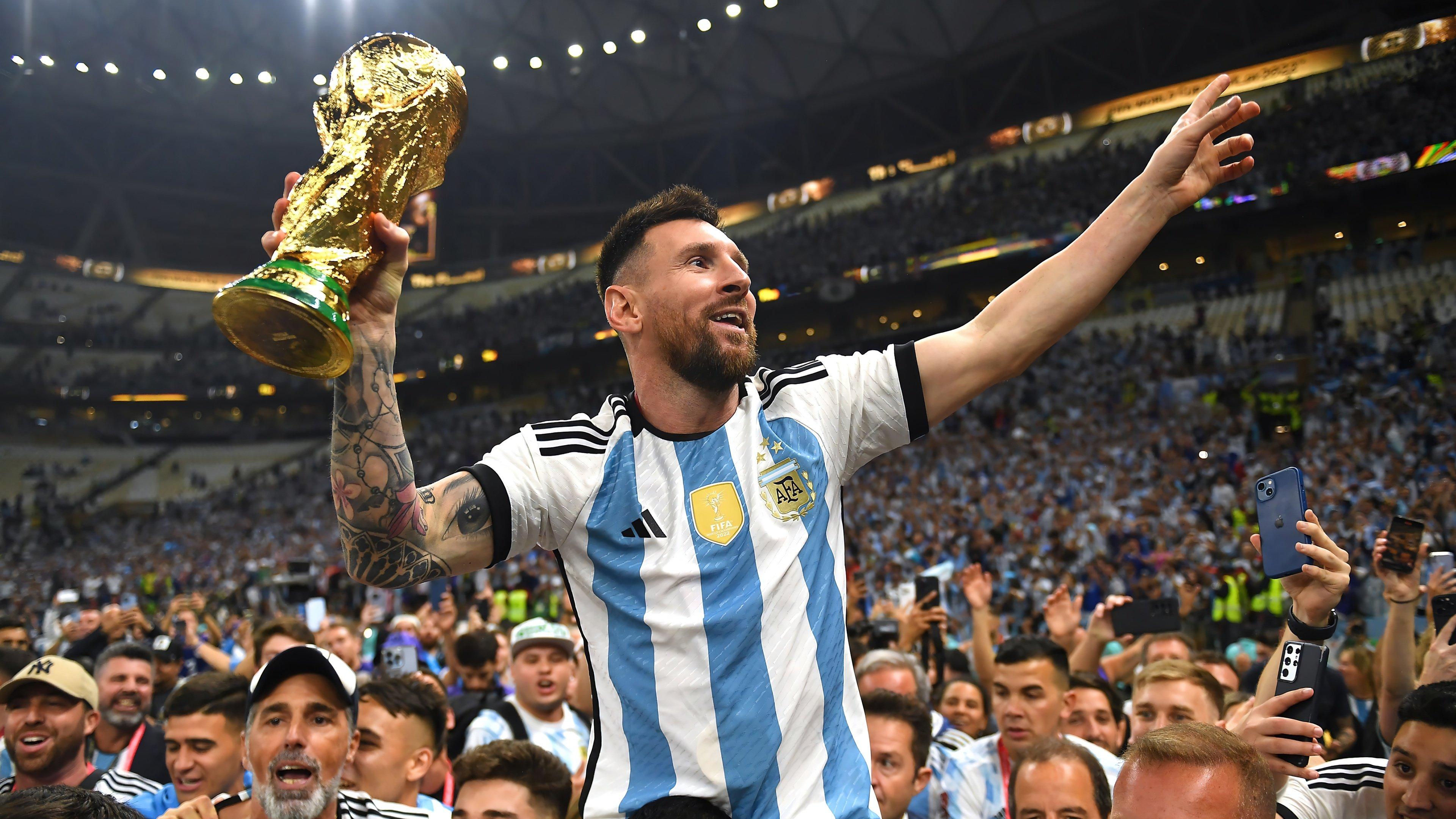 3840x2160 Lionel Messi Copa Mundial FIFA Fondo de pantalla 4K