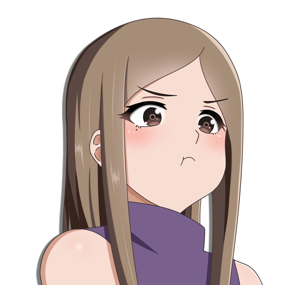 1280x1194 Download Cute Pouting Izumi Uchiha Wallpaper