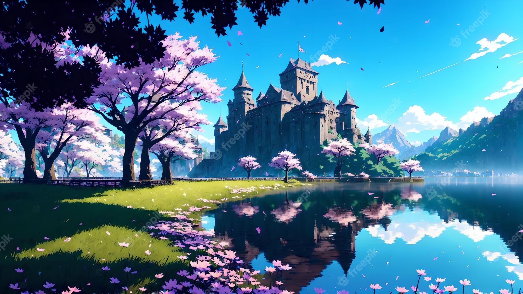 2000x1125 Premium Photo. Beautiful anime style wallpaper. generated with ai
